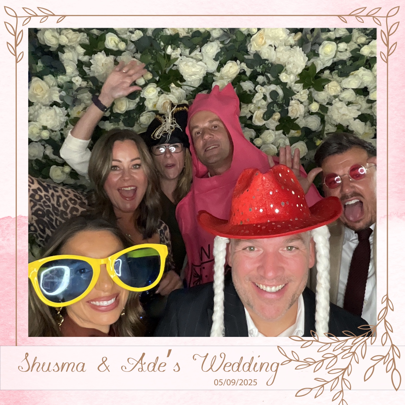 Shusma & Ade’s Wedding photo booth images  | View more photos from the event at gallery.magicimages.uk/u/MagicImages/Shusma-Ade’s-Wedding-photo-booth-images