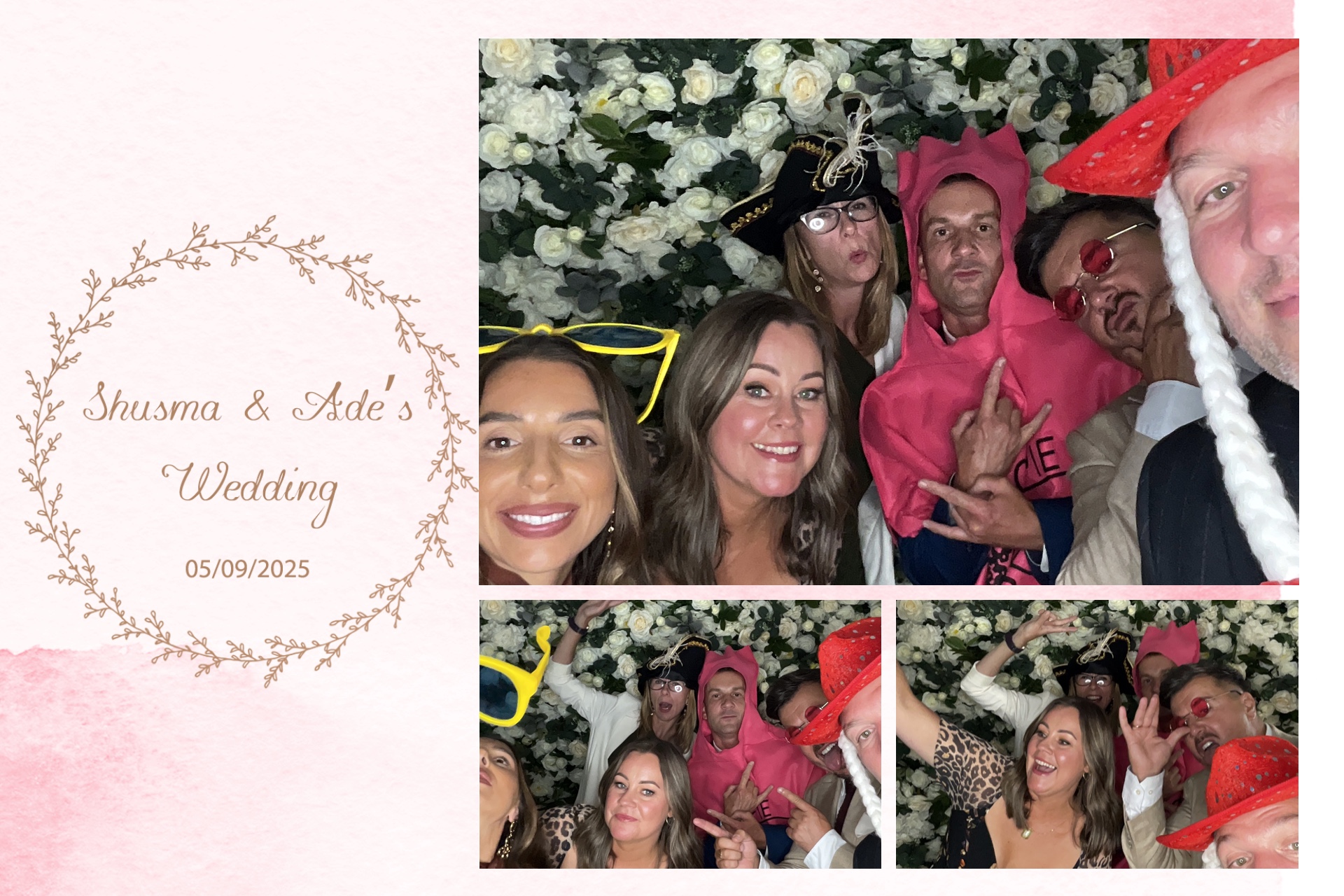 Shusma & Ade’s Wedding photo booth images  | View more photos from the event at gallery.magicimages.uk/u/MagicImages/Shusma-Ade’s-Wedding-photo-booth-images