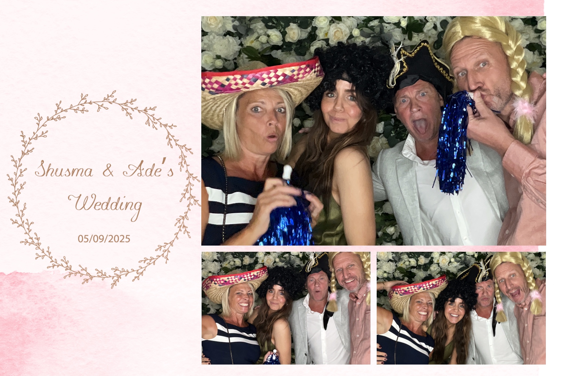 Shusma & Ade’s Wedding photo booth images  | View more photos from the event at gallery.magicimages.uk/u/MagicImages/Shusma-Ade’s-Wedding-photo-booth-images