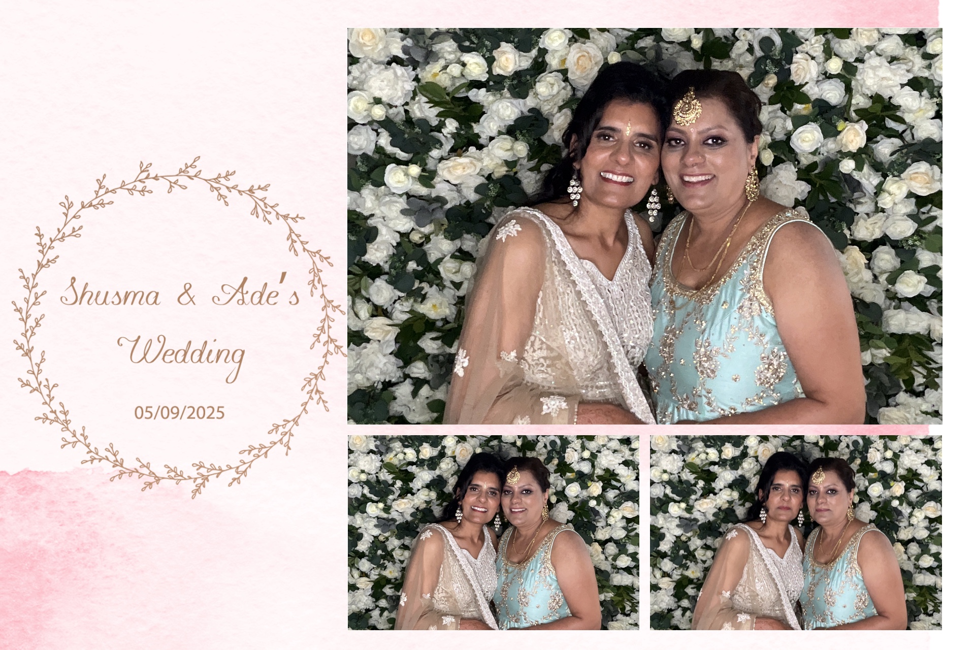 Shusma & Ade’s Wedding photo booth images  | View more photos from the event at gallery.magicimages.uk/u/MagicImages/Shusma-Ade’s-Wedding-photo-booth-images