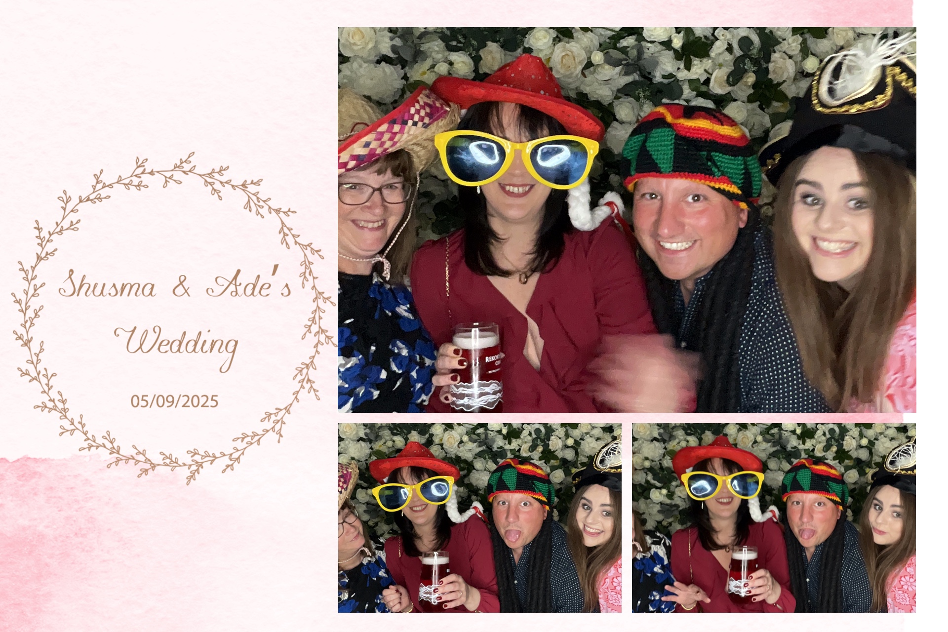 Shusma & Ade’s Wedding photo booth images  | View more photos from the event at gallery.magicimages.uk/u/MagicImages/Shusma-Ade’s-Wedding-photo-booth-images