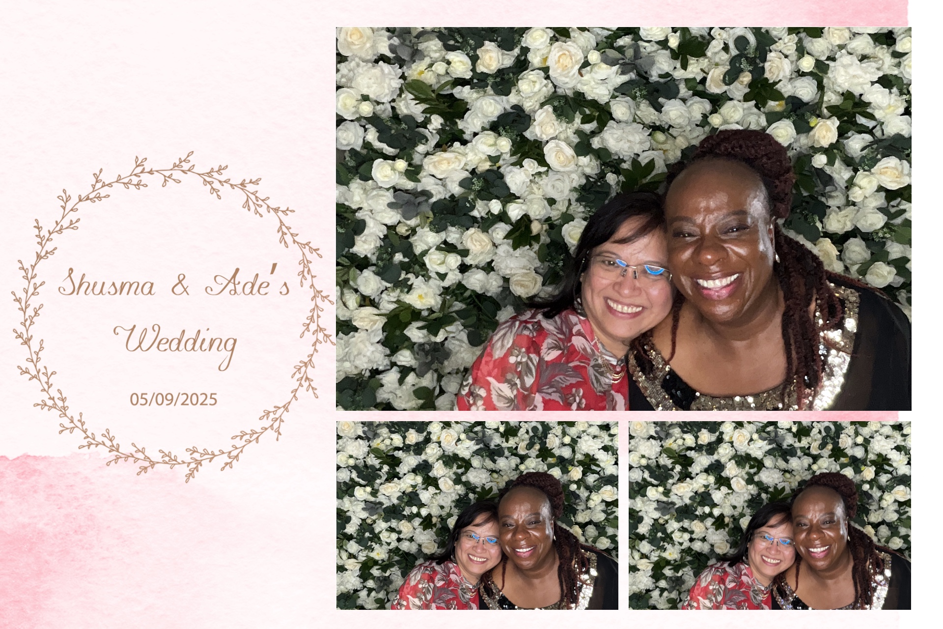 Shusma & Ade’s Wedding photo booth images  | View more photos from the event at gallery.magicimages.uk/u/MagicImages/Shusma-Ade’s-Wedding-photo-booth-images