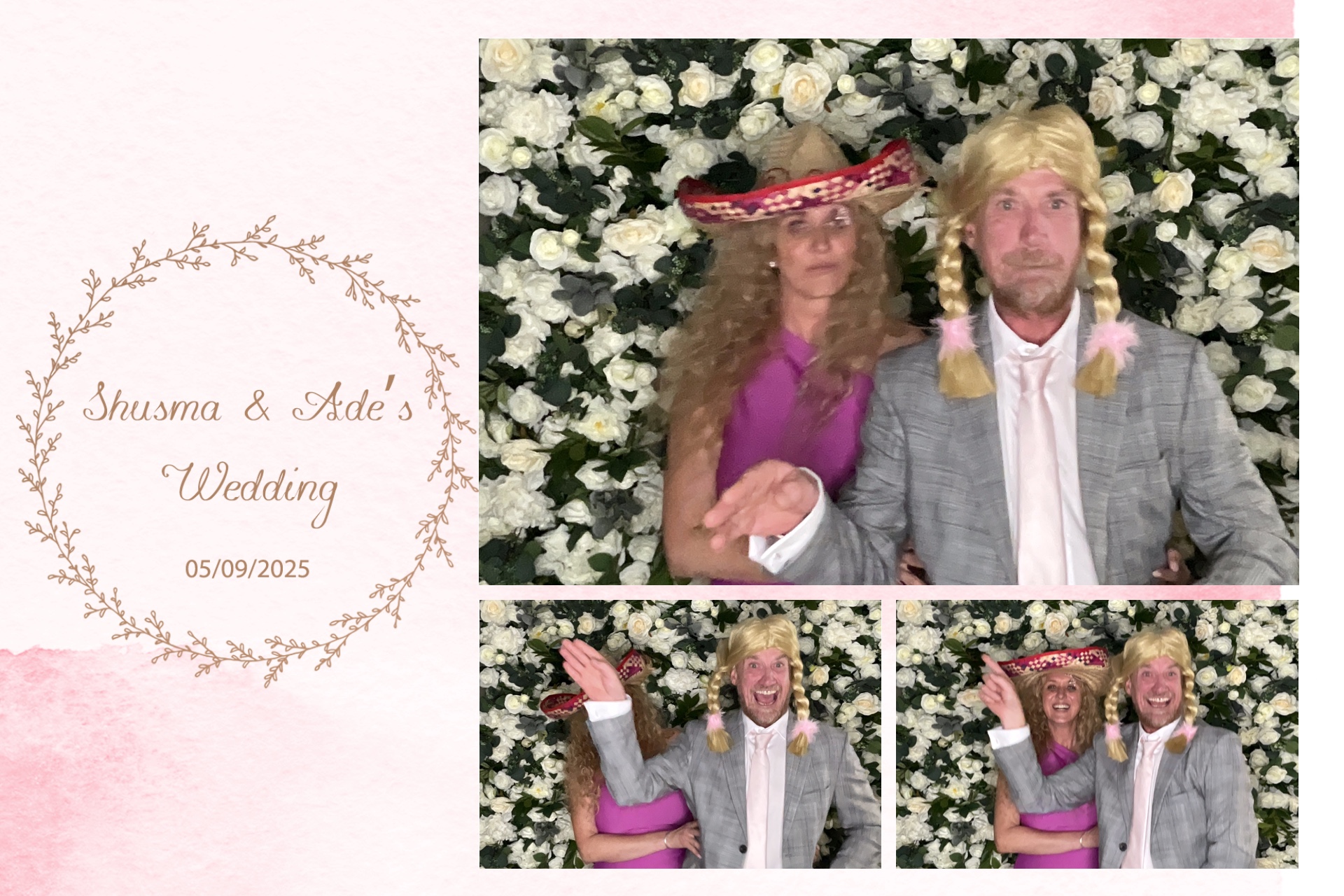 Shusma & Ade’s Wedding photo booth images  | View more photos from the event at gallery.magicimages.uk/u/MagicImages/Shusma-Ade’s-Wedding-photo-booth-images