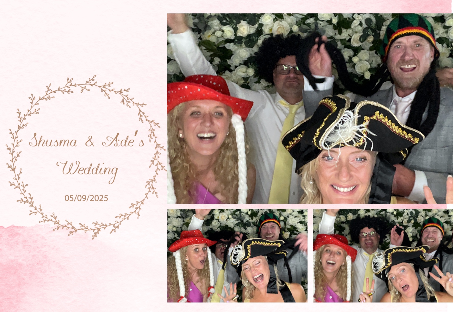 Shusma & Ade’s Wedding photo booth images  | View more photos from the event at gallery.magicimages.uk/u/MagicImages/Shusma-Ade’s-Wedding-photo-booth-images