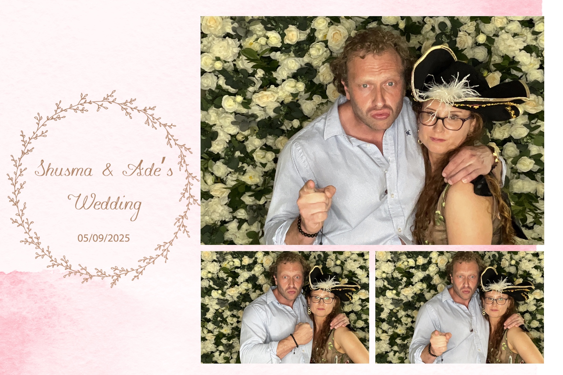 Shusma & Ade’s Wedding photo booth images  | View more photos from the event at gallery.magicimages.uk/u/MagicImages/Shusma-Ade’s-Wedding-photo-booth-images