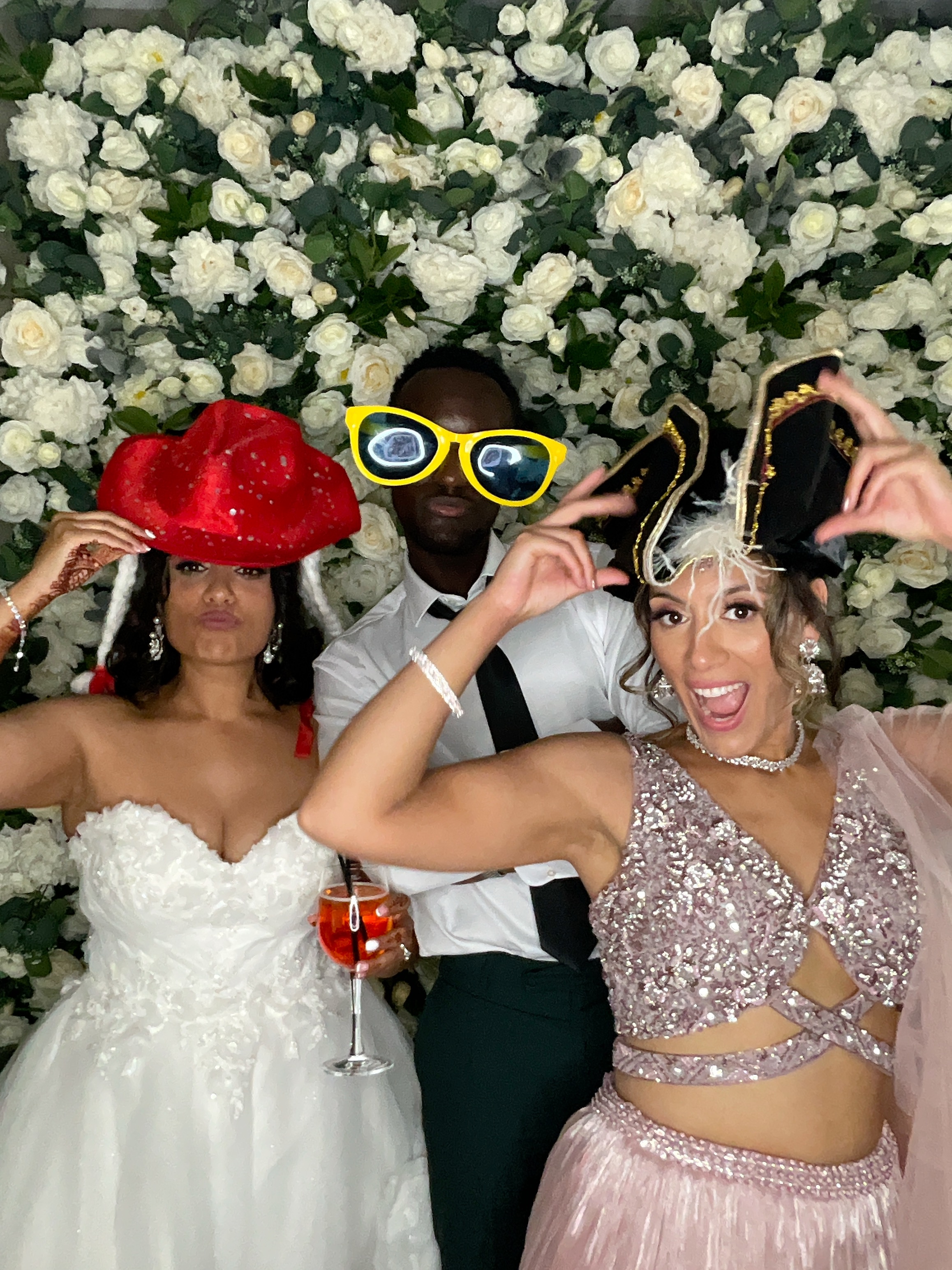 Shusma & Ade’s Wedding photo booth images  | View more photos from the event at gallery.magicimages.uk/u/MagicImages/Shusma-Ade’s-Wedding-photo-booth-images