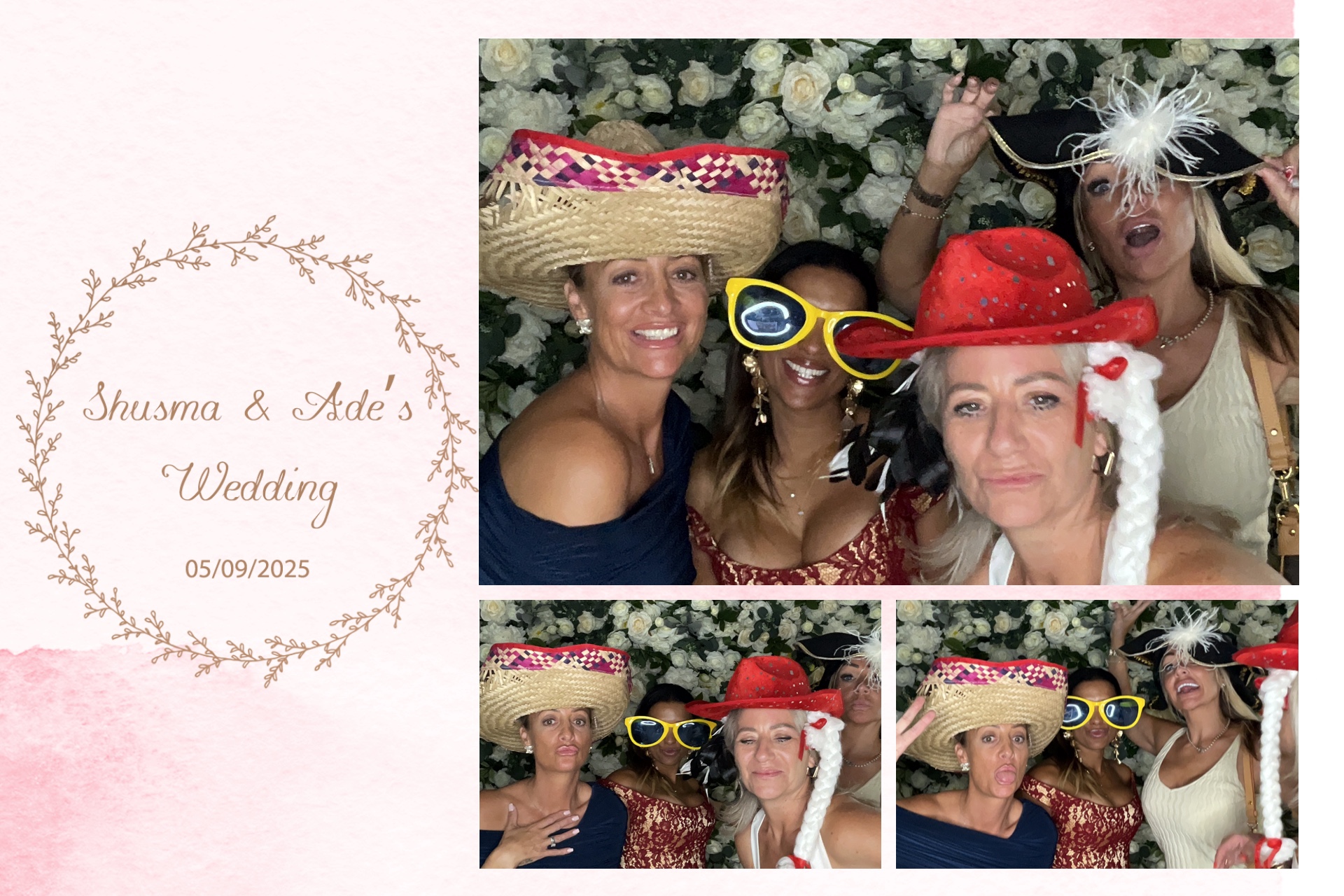 Shusma & Ade’s Wedding photo booth images  | View more photos from the event at gallery.magicimages.uk/u/MagicImages/Shusma-Ade’s-Wedding-photo-booth-images