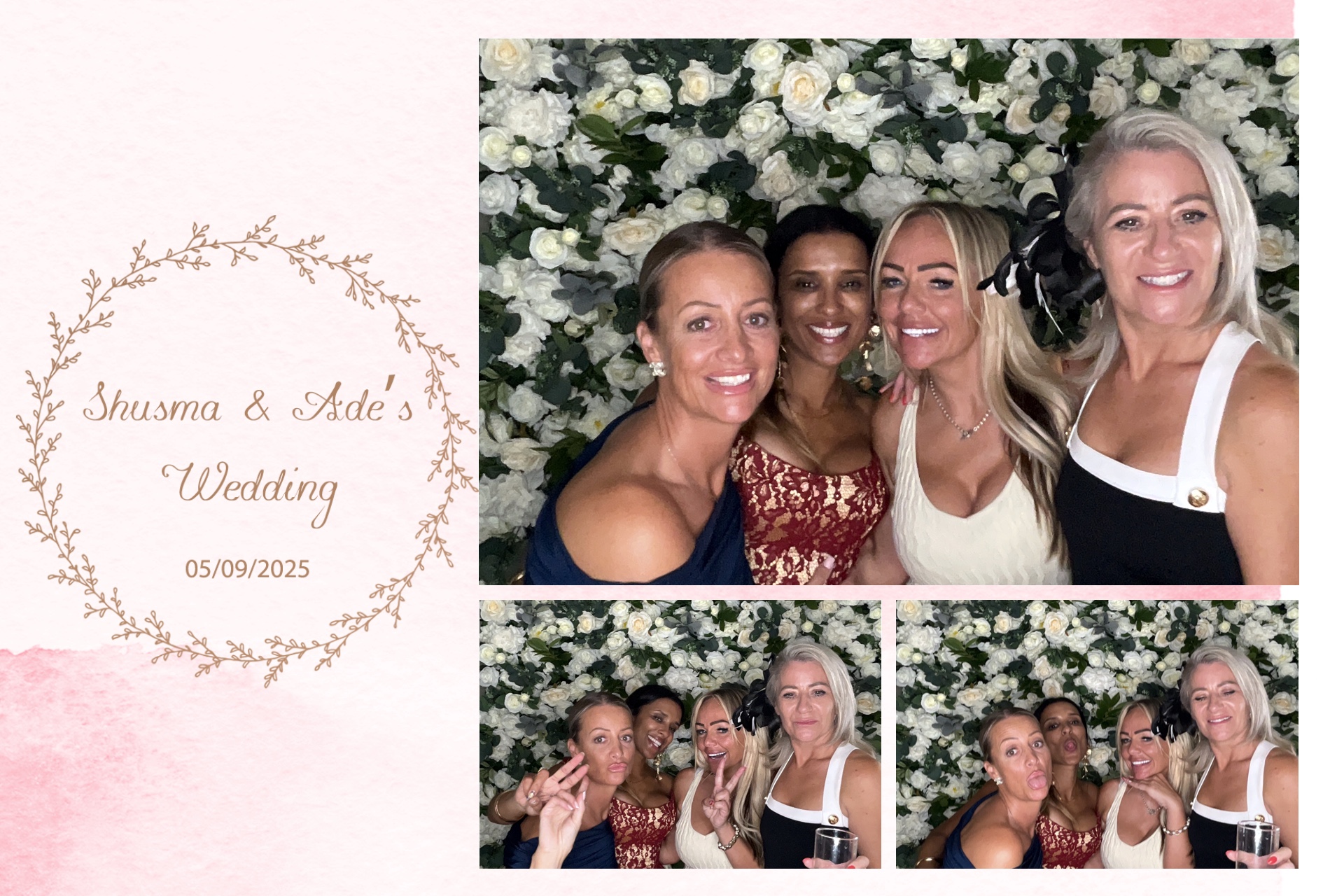 Shusma & Ade’s Wedding photo booth images  | View more photos from the event at gallery.magicimages.uk/u/MagicImages/Shusma-Ade’s-Wedding-photo-booth-images