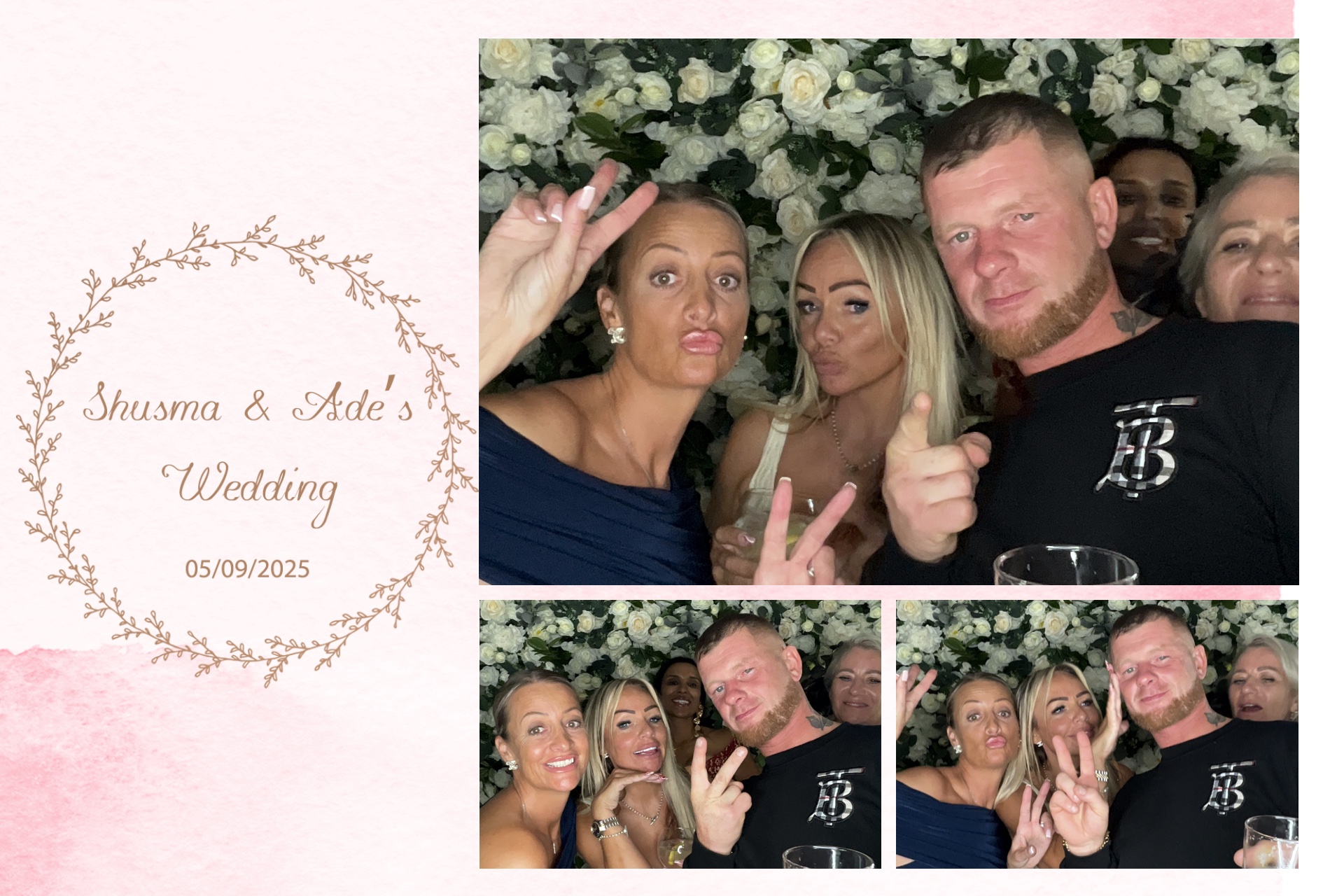 Shusma & Ade’s Wedding photo booth images  | View more photos from the event at gallery.magicimages.uk/u/MagicImages/Shusma-Ade’s-Wedding-photo-booth-images