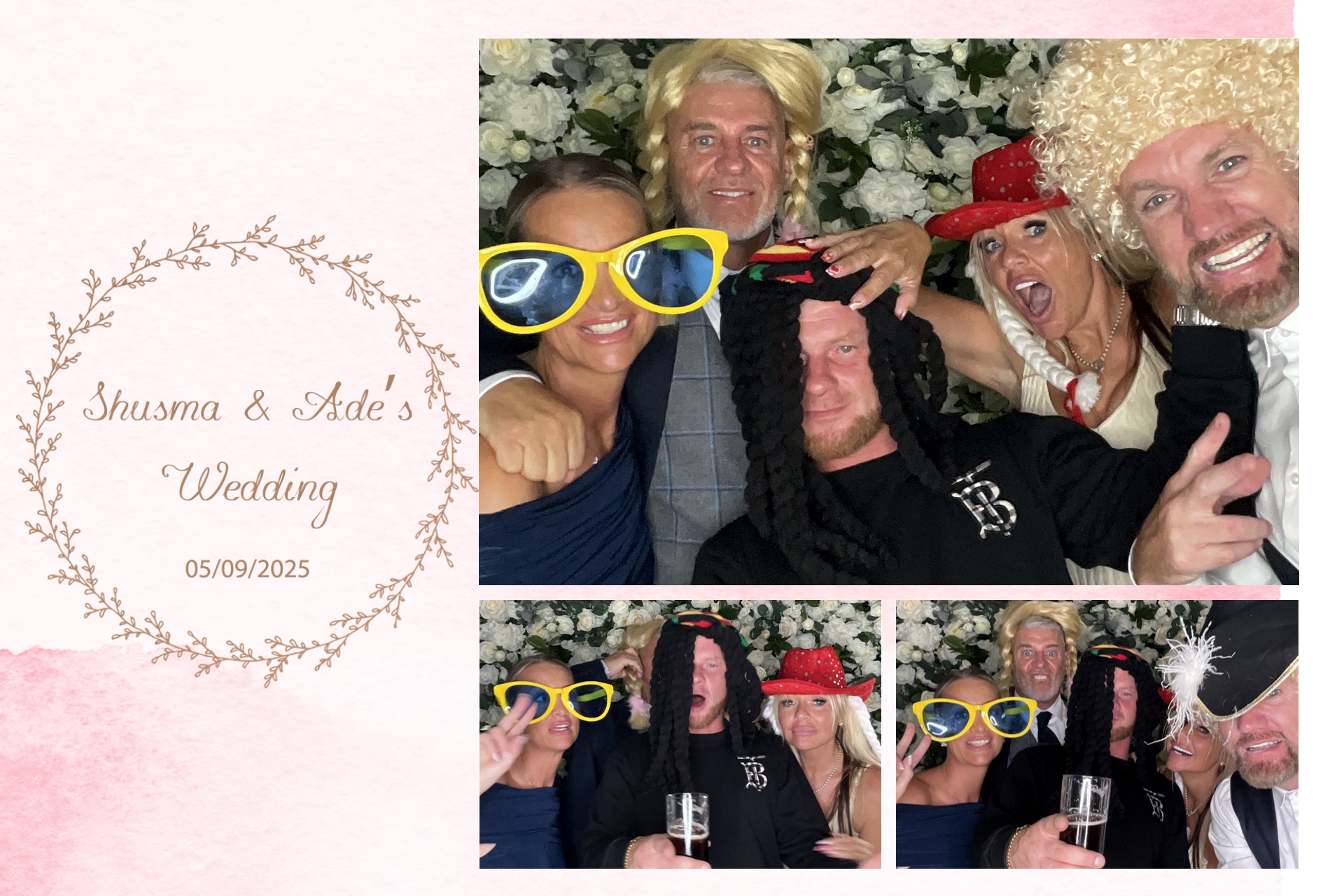 Shusma & Ade’s Wedding photo booth images  | View more photos from the event at gallery.magicimages.uk/u/MagicImages/Shusma-Ade’s-Wedding-photo-booth-images