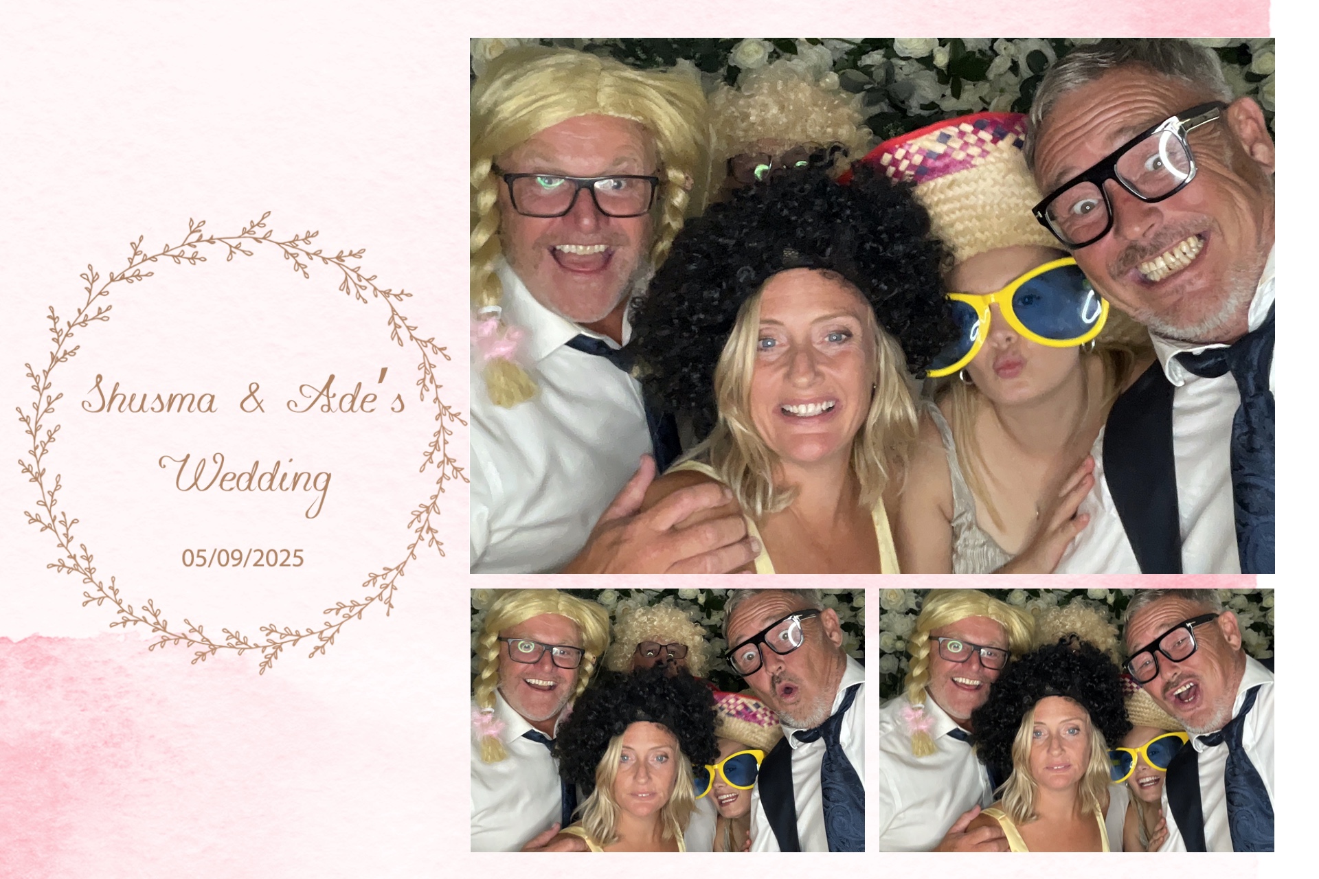 Shusma & Ade’s Wedding photo booth images  | View more photos from the event at gallery.magicimages.uk/u/MagicImages/Shusma-Ade’s-Wedding-photo-booth-images