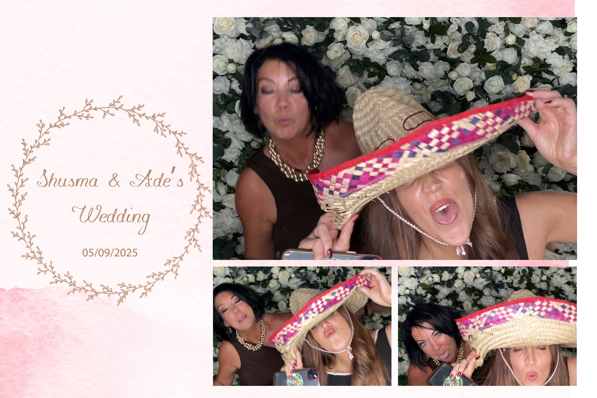 Shusma & Ade’s Wedding photo booth images  | View more photos from the event at gallery.magicimages.uk/u/MagicImages/Shusma-Ade’s-Wedding-photo-booth-images