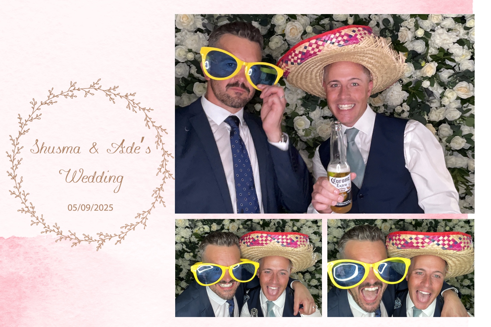 Shusma & Ade’s Wedding photo booth images  | View more photos from the event at gallery.magicimages.uk/u/MagicImages/Shusma-Ade’s-Wedding-photo-booth-images