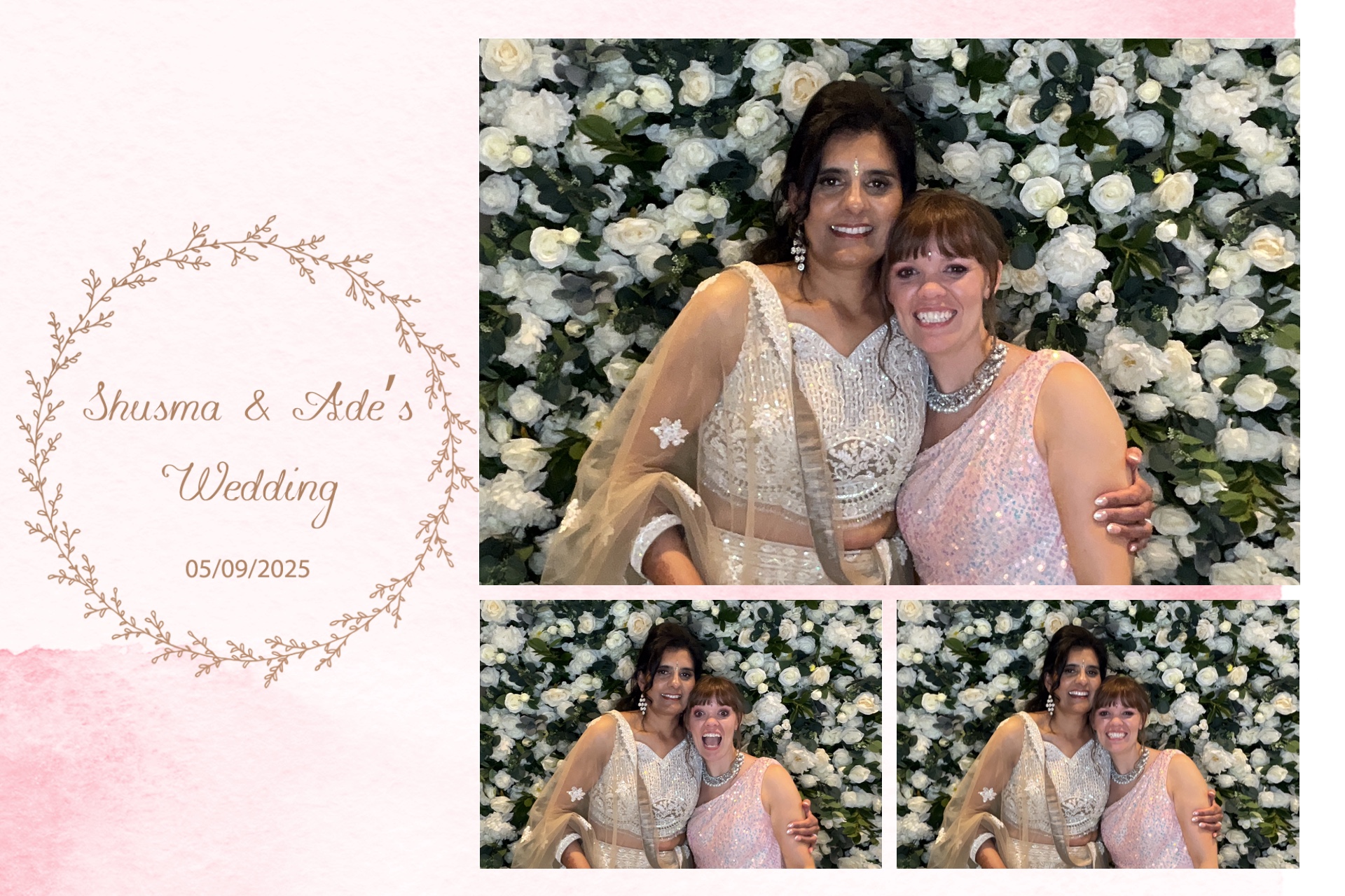 Shusma & Ade’s Wedding photo booth images  | View more photos from the event at gallery.magicimages.uk/u/MagicImages/Shusma-Ade’s-Wedding-photo-booth-images