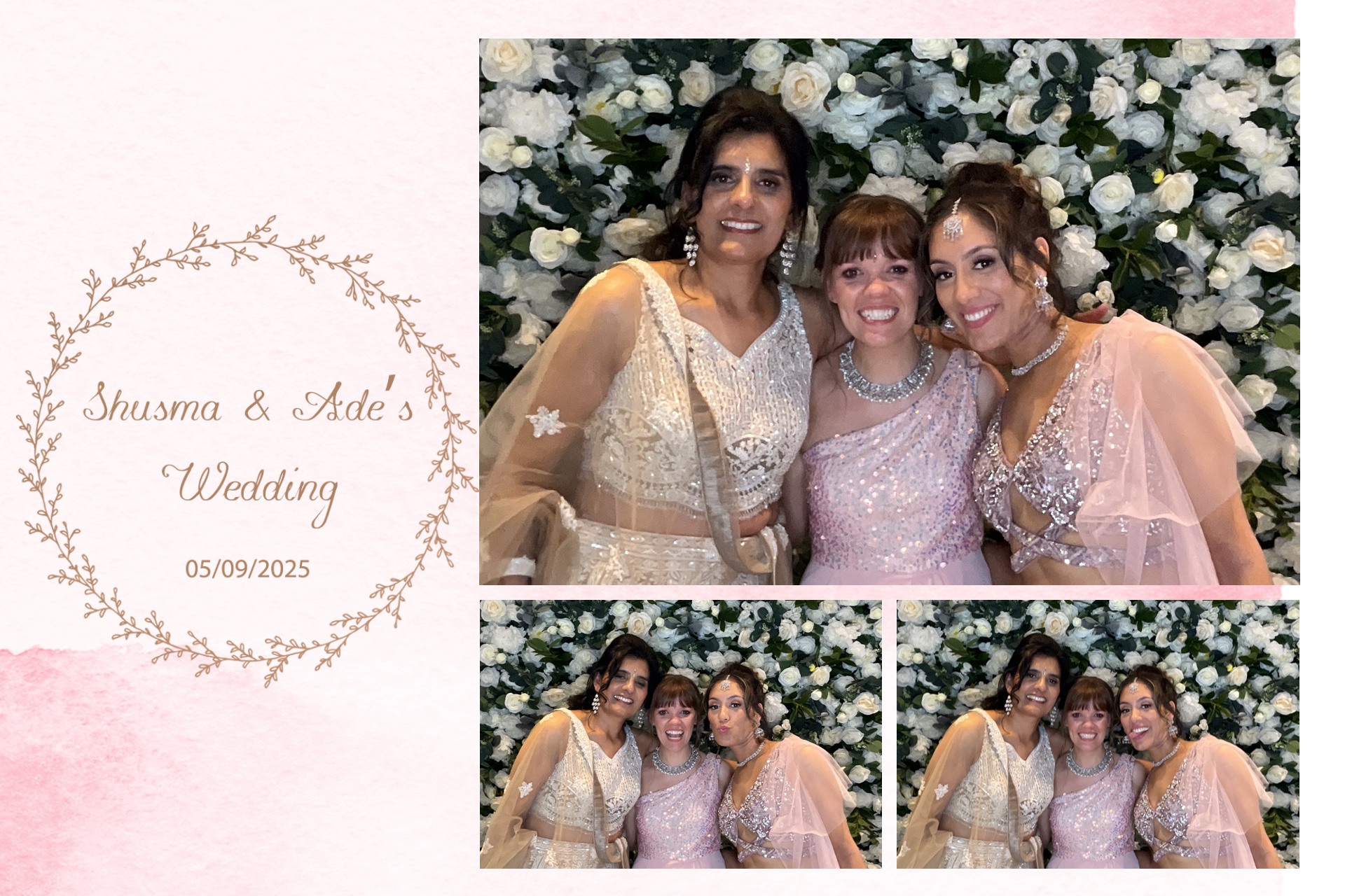 Shusma & Ade’s Wedding photo booth images  | View more photos from the event at gallery.magicimages.uk/u/MagicImages/Shusma-Ade’s-Wedding-photo-booth-images