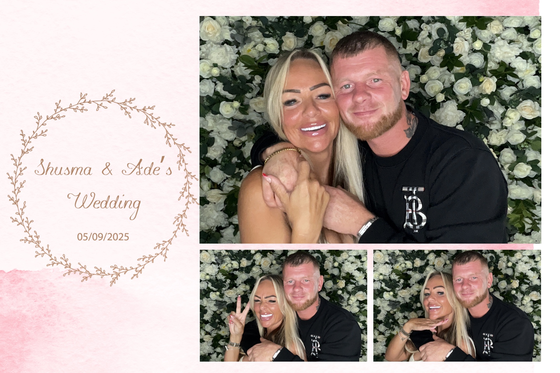 Shusma & Ade’s photo booth images  | View more photos from the event at gallery.magicimages.uk/u/MagicImages/Shusma-Ade’s-photo-booth-images