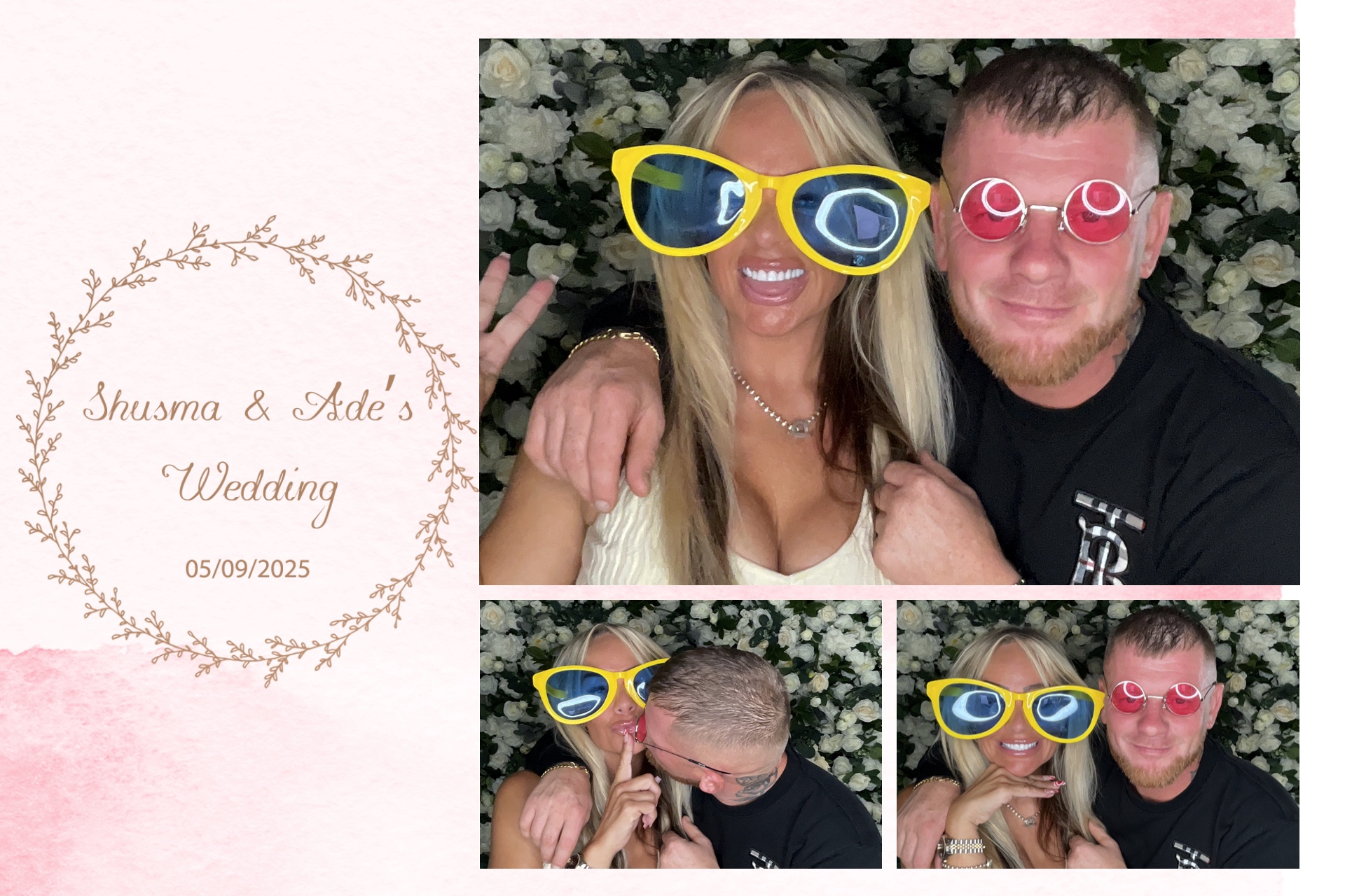 Shusma & Ade’s photo booth images  | View more photos from the event at gallery.magicimages.uk/u/MagicImages/Shusma-Ade’s-photo-booth-images