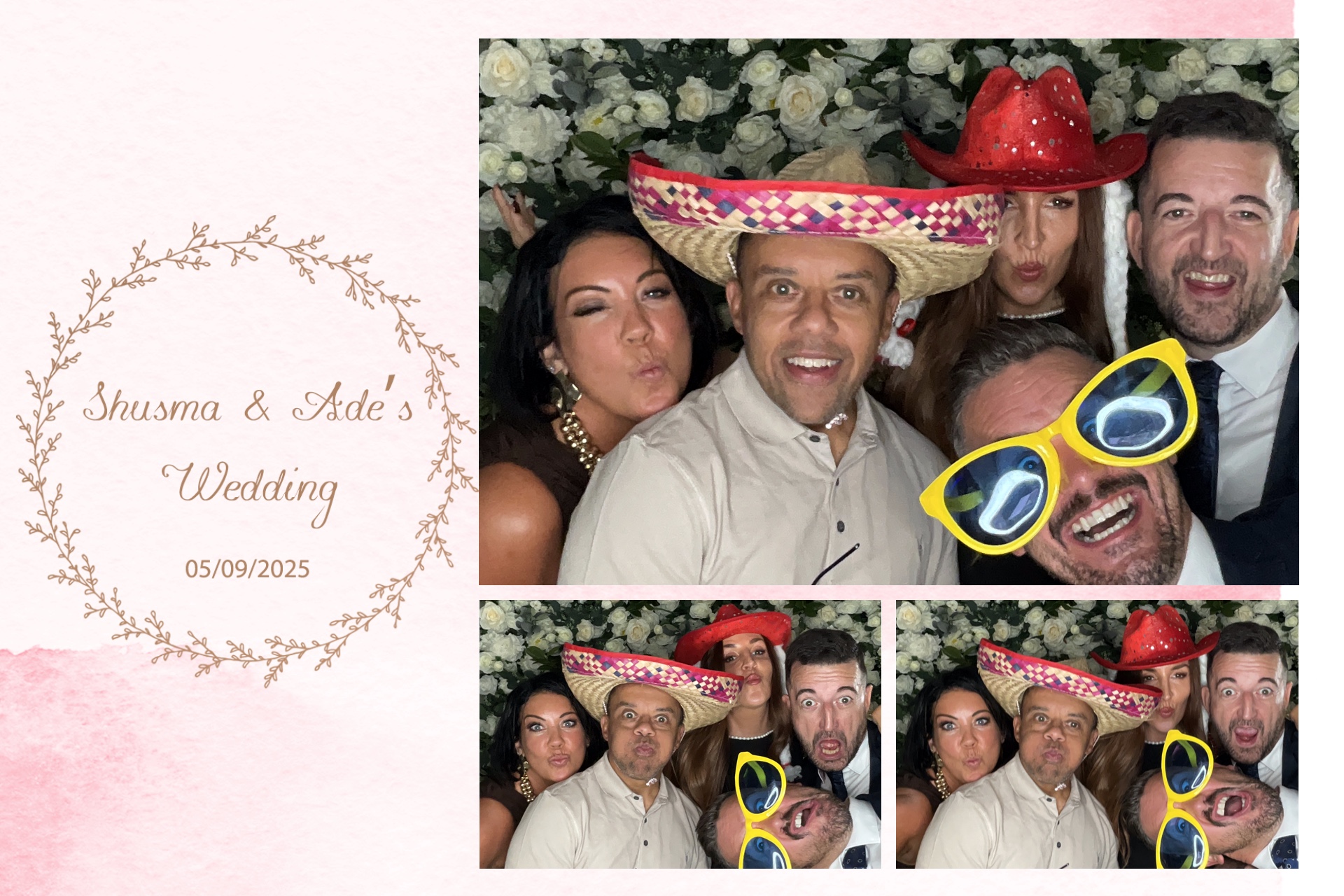 Shusma & Ade’s photo booth images  | View more photos from the event at gallery.magicimages.uk/u/MagicImages/Shusma-Ade’s-photo-booth-images