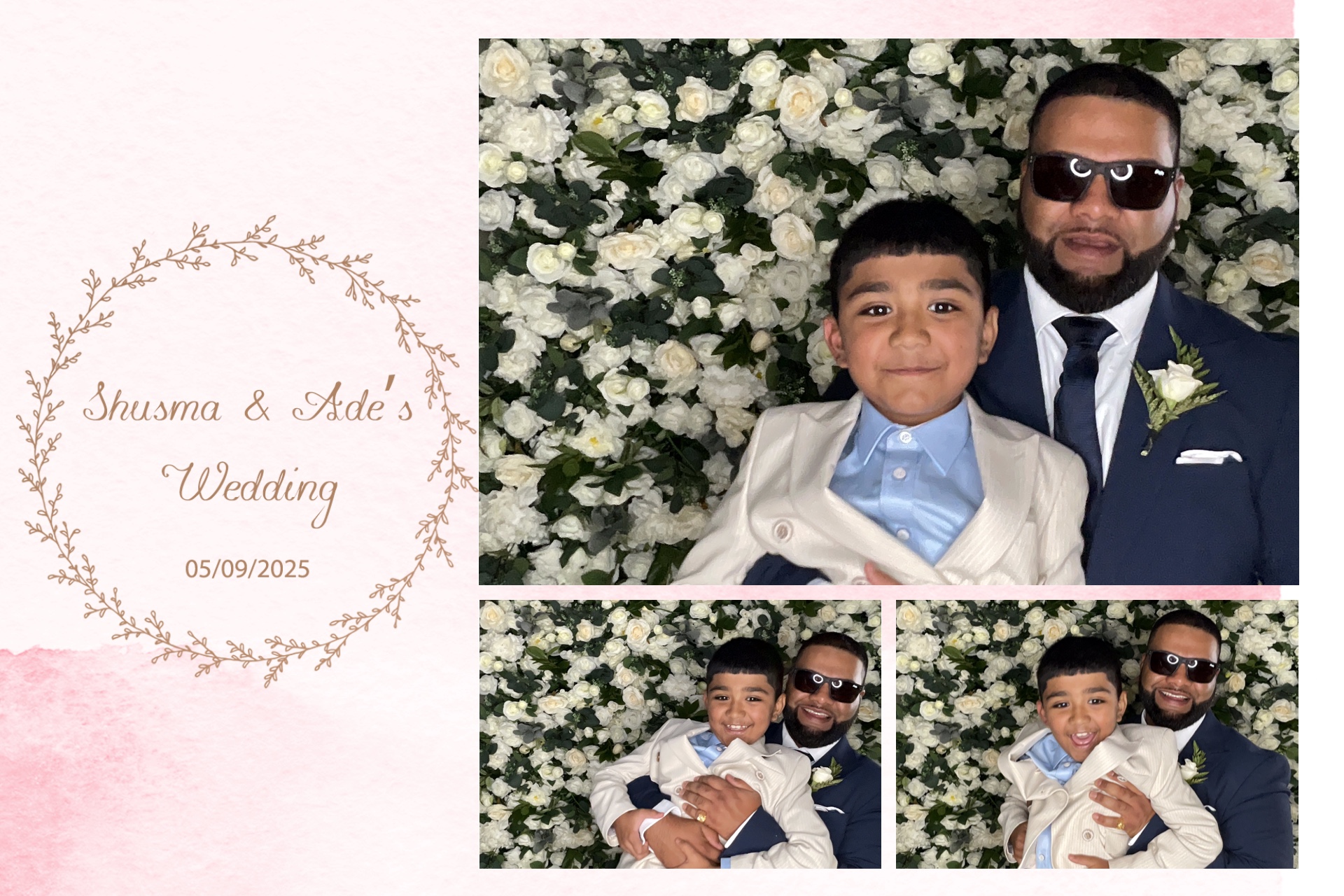 Shusma & Ade’s photo booth images  | View more photos from the event at gallery.magicimages.uk/u/MagicImages/Shusma-Ade’s-photo-booth-images