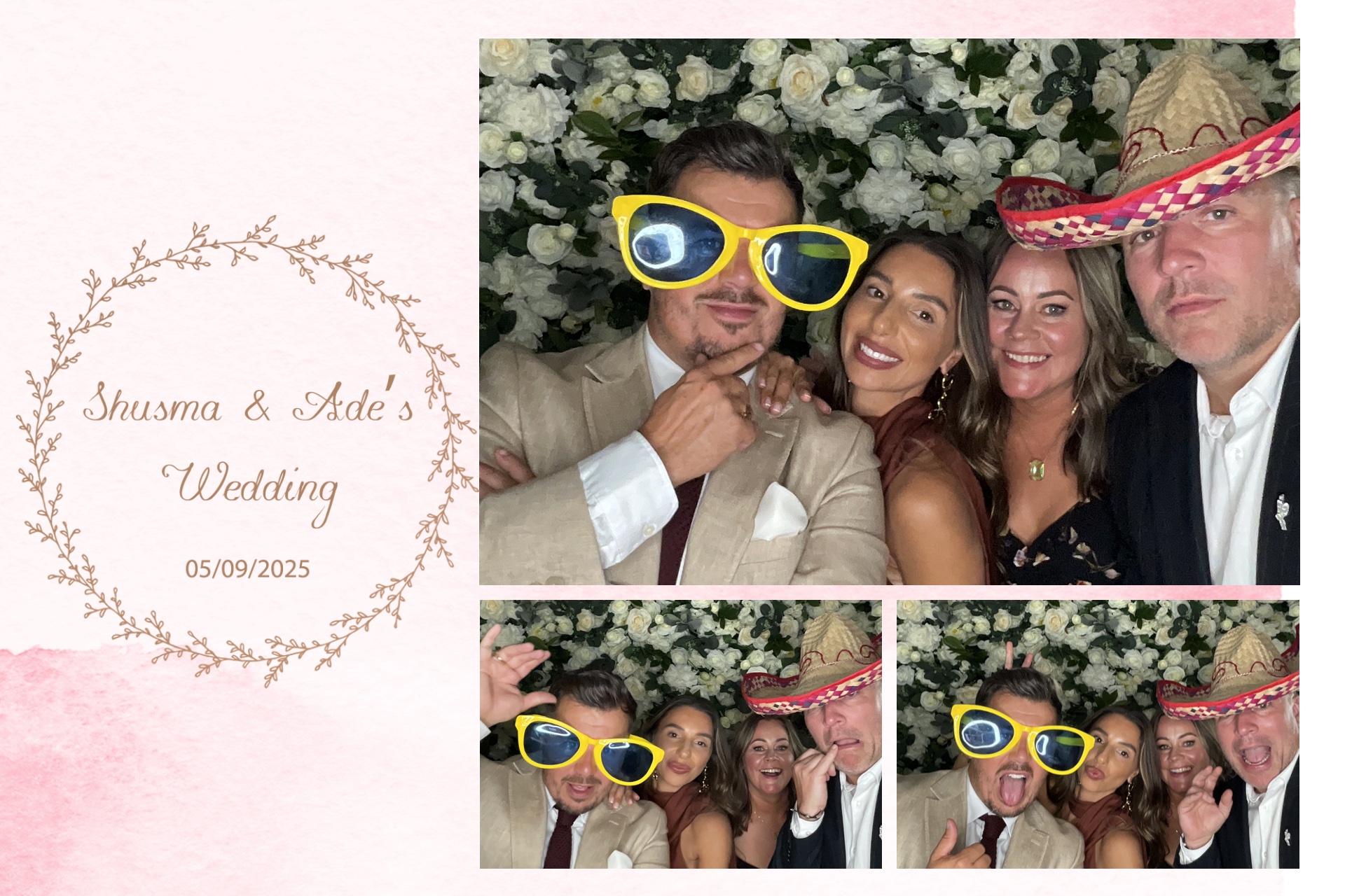 Shusma & Ade’s photo booth images  | View more photos from the event at gallery.magicimages.uk/u/MagicImages/Shusma-Ade’s-photo-booth-images