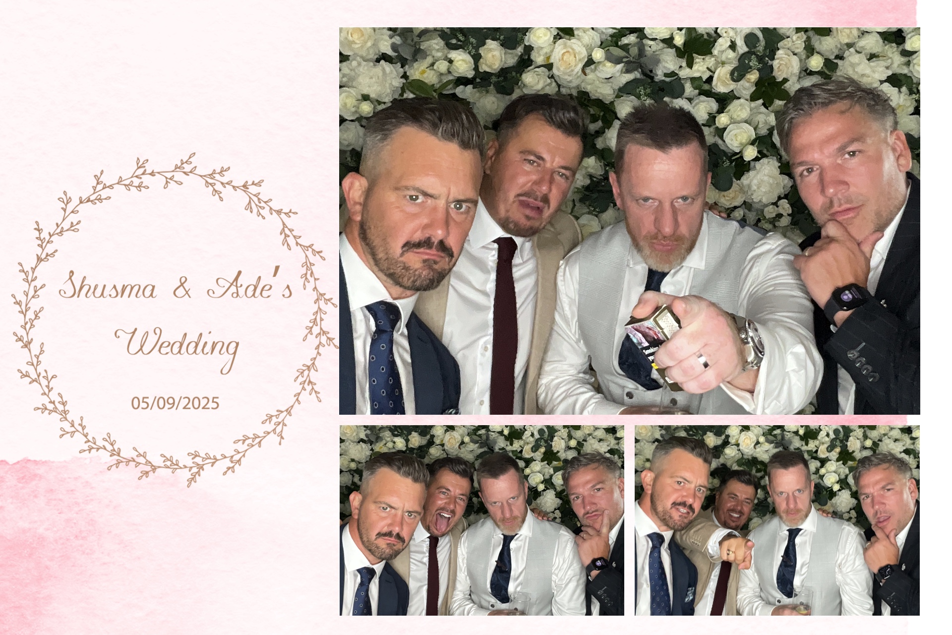 Shusma & Ade’s photo booth images  | View more photos from the event at gallery.magicimages.uk/u/MagicImages/Shusma-Ade’s-photo-booth-images