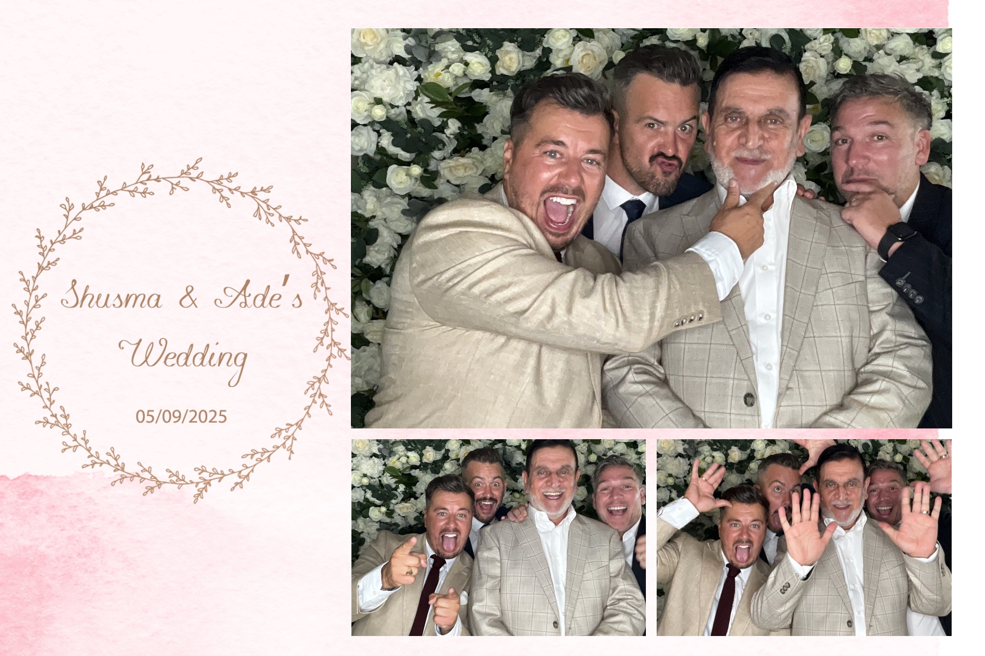 Shusma & Ade’s photo booth images  | View more photos from the event at gallery.magicimages.uk/u/MagicImages/Shusma-Ade’s-photo-booth-images