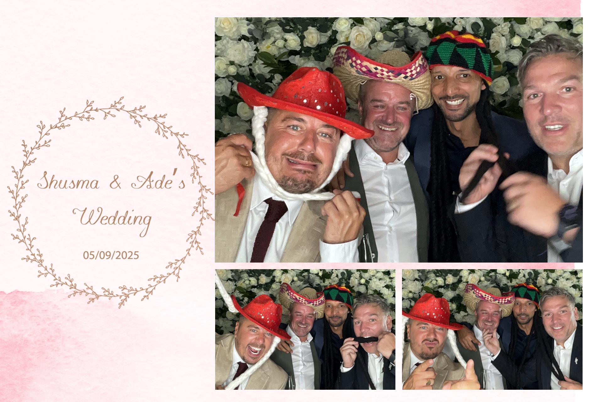 Shusma & Ade’s photo booth images  | View more photos from the event at gallery.magicimages.uk/u/MagicImages/Shusma-Ade’s-photo-booth-images