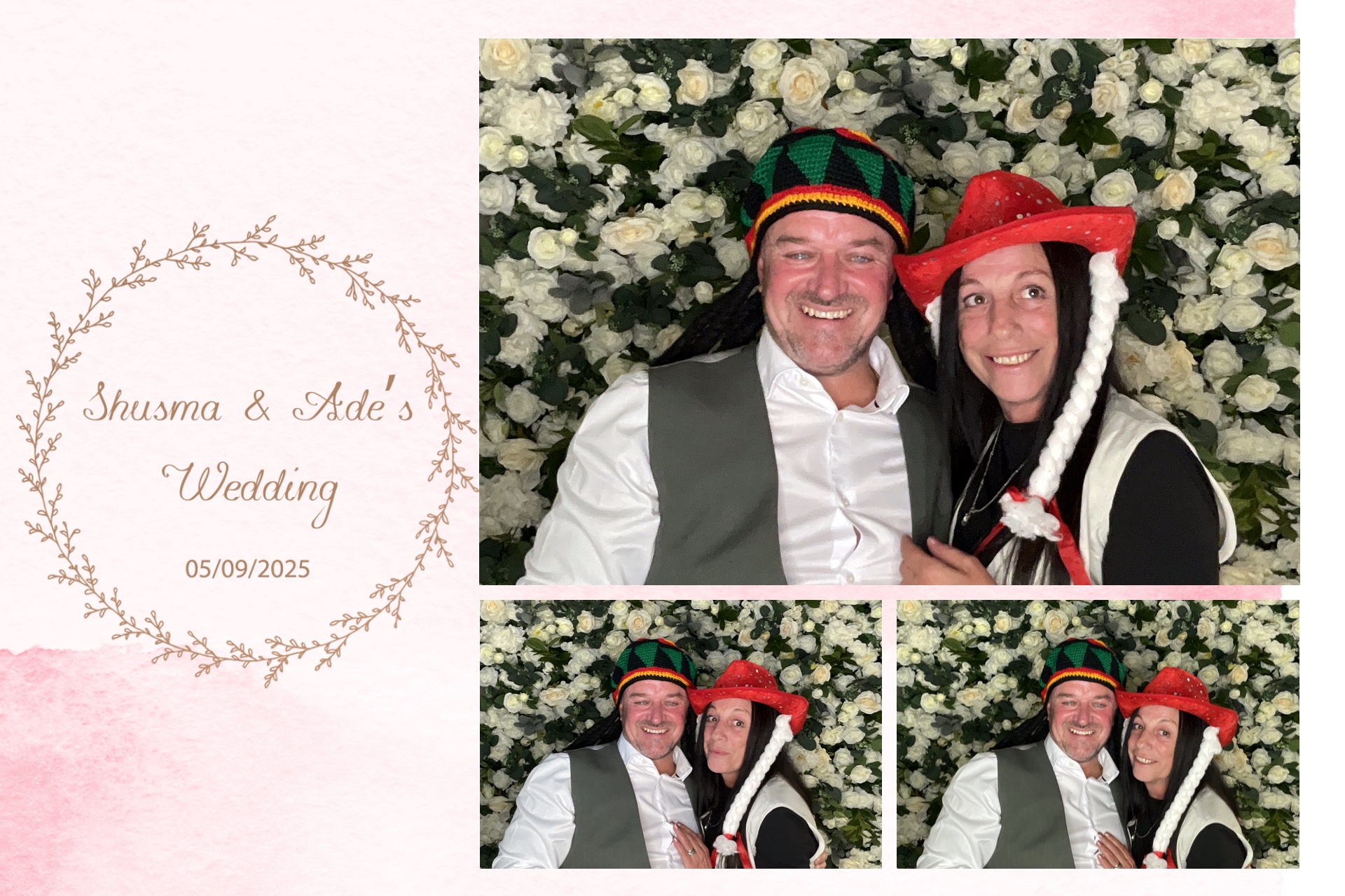 Shusma & Ade’s photo booth images  | View more photos from the event at gallery.magicimages.uk/u/MagicImages/Shusma-Ade’s-photo-booth-images