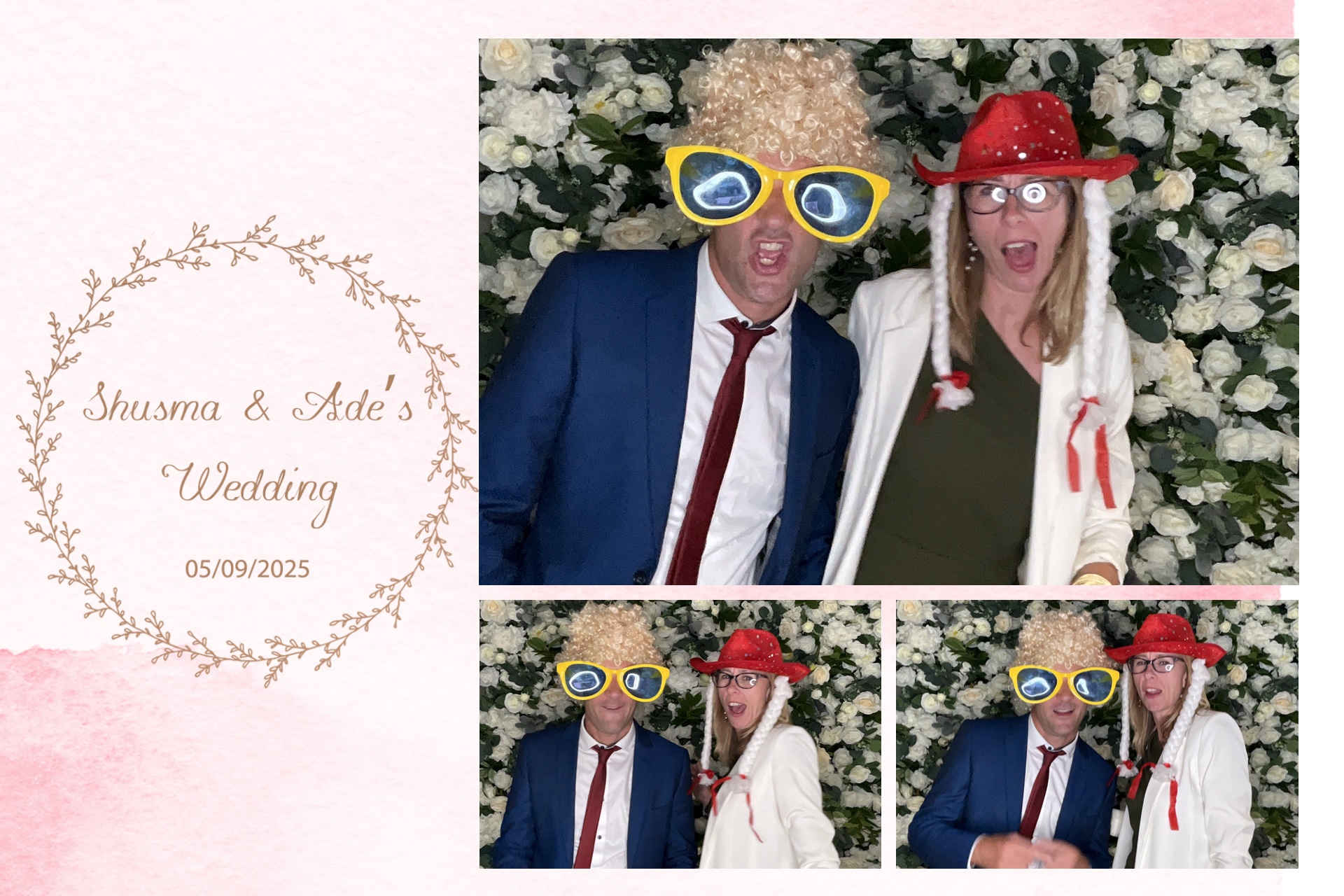 Shusma & Ade’s photo booth images  | View more photos from the event at gallery.magicimages.uk/u/MagicImages/Shusma-Ade’s-photo-booth-images