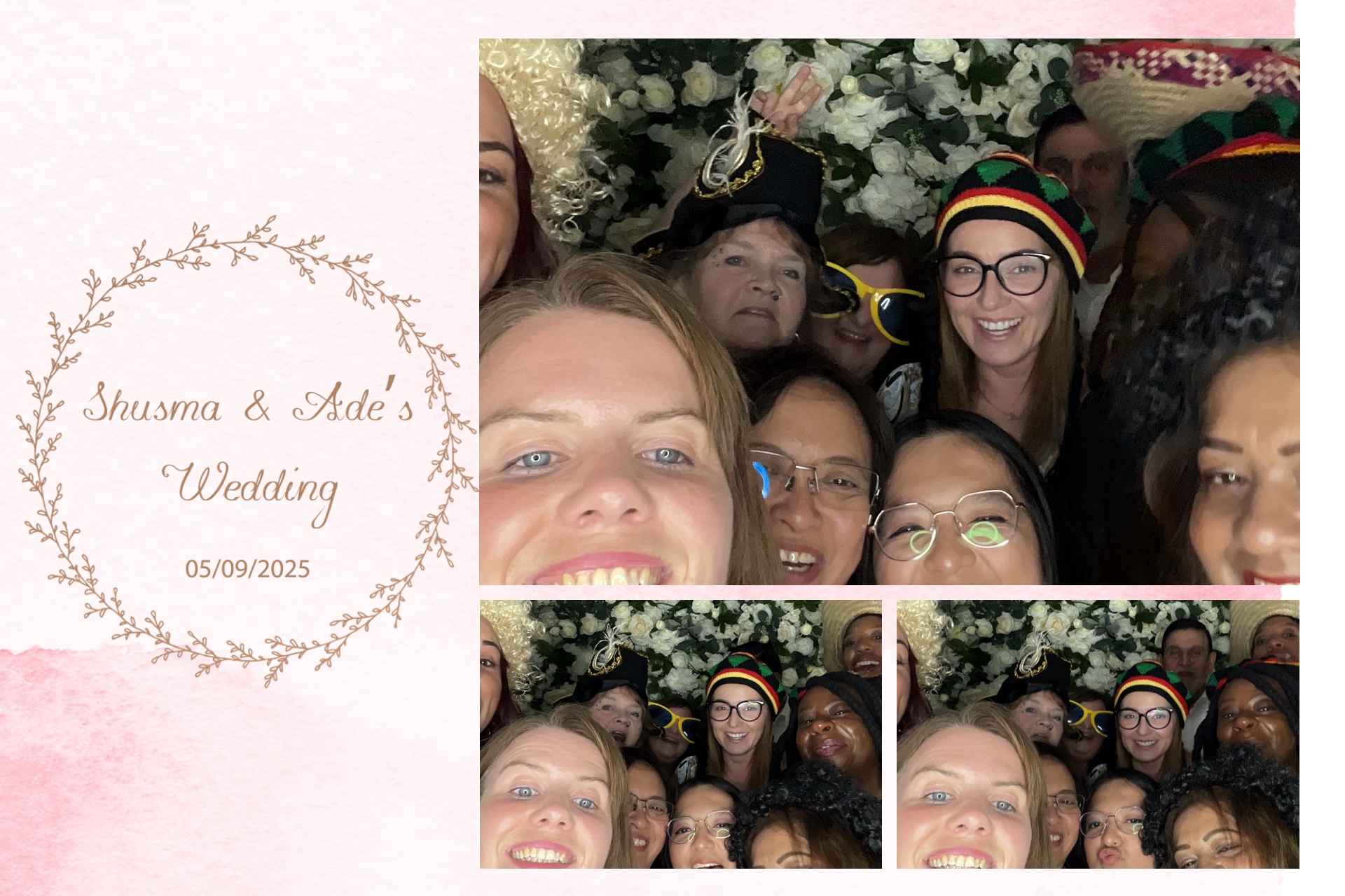 Shusma & Ade’s photo booth images  | View more photos from the event at gallery.magicimages.uk/u/MagicImages/Shusma-Ade’s-photo-booth-images