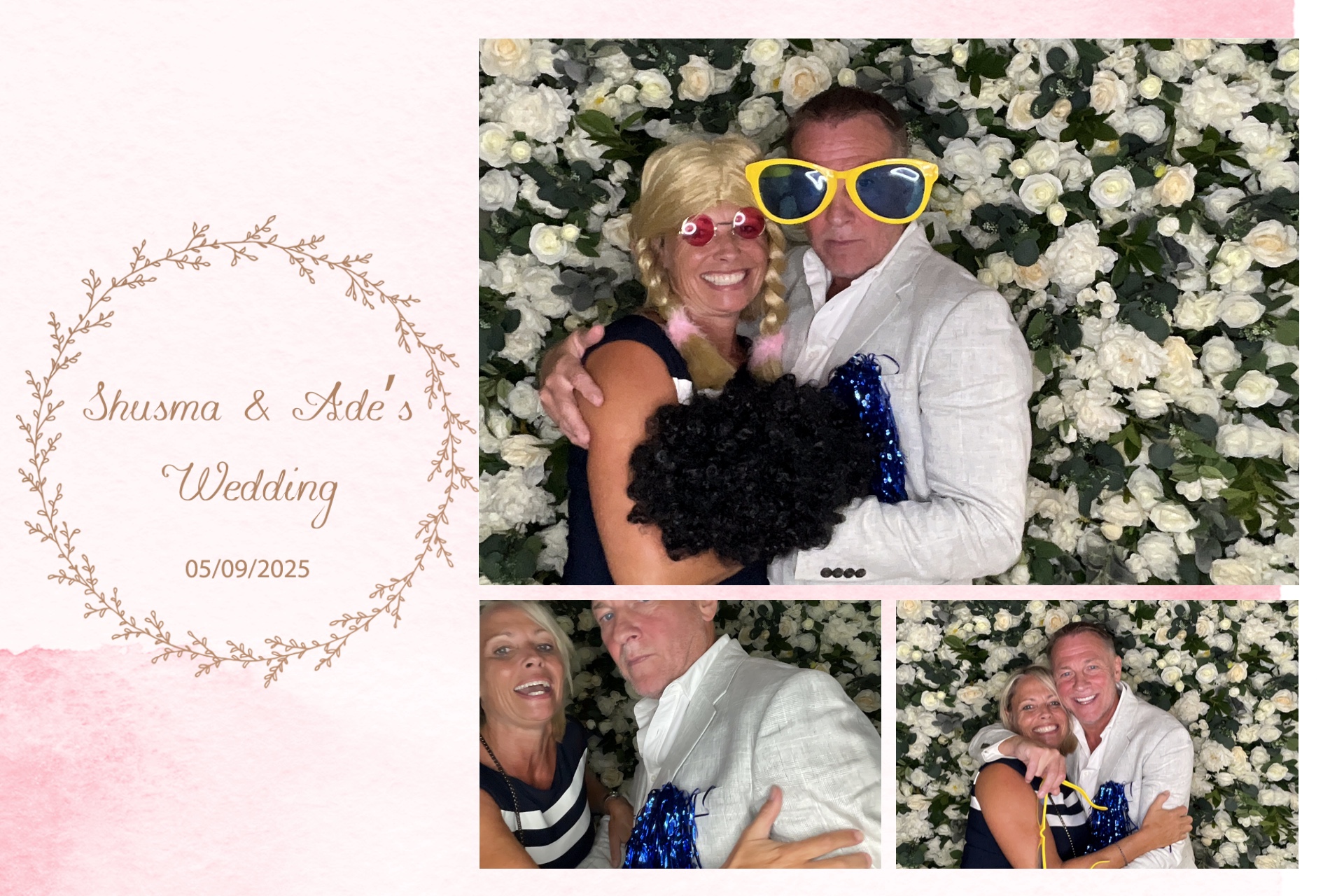 Shusma & Ade’s photo booth images  | View more photos from the event at gallery.magicimages.uk/u/MagicImages/Shusma-Ade’s-photo-booth-images