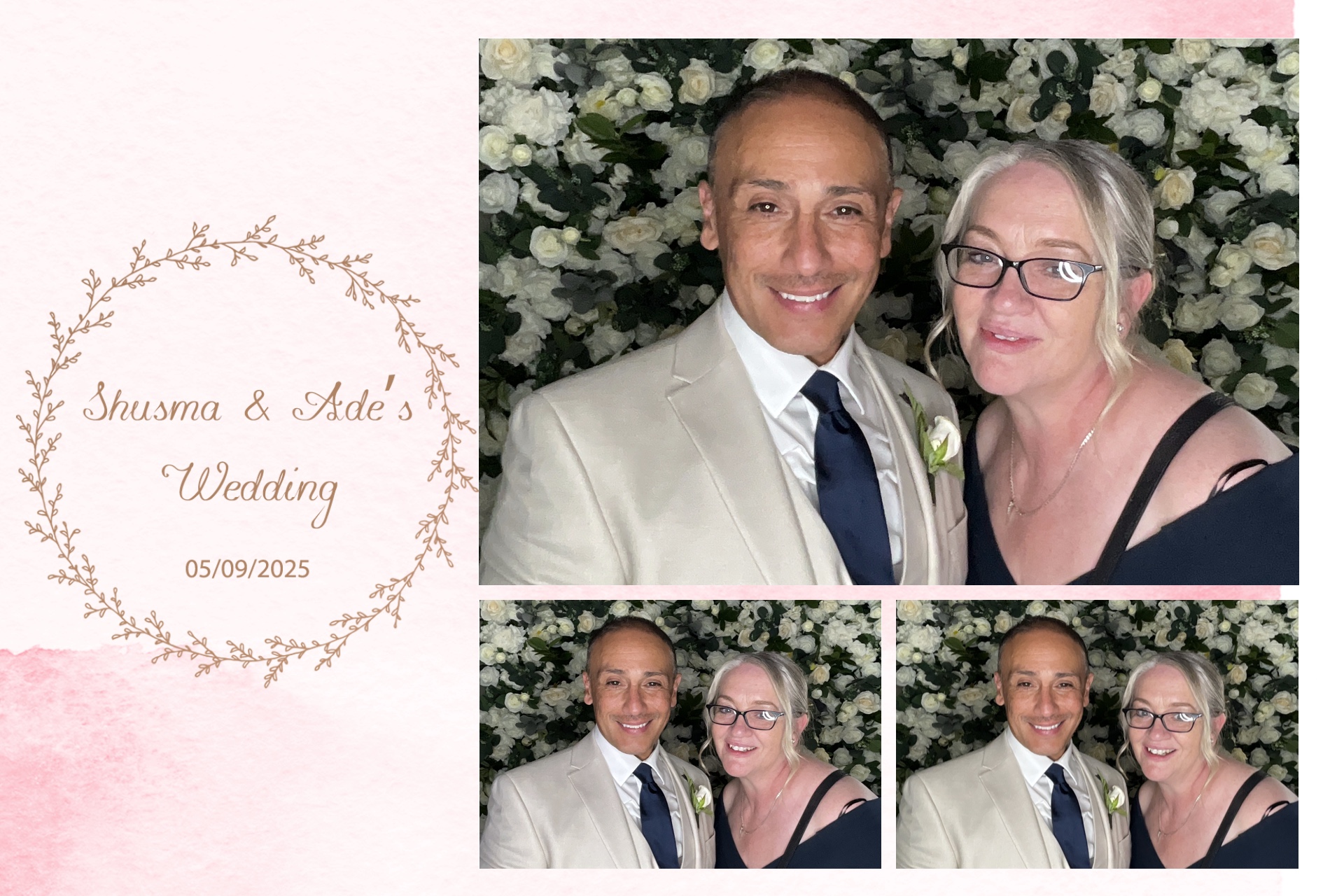 Shusma & Ade’s photo booth images  | View more photos from the event at gallery.magicimages.uk/u/MagicImages/Shusma-Ade’s-photo-booth-images