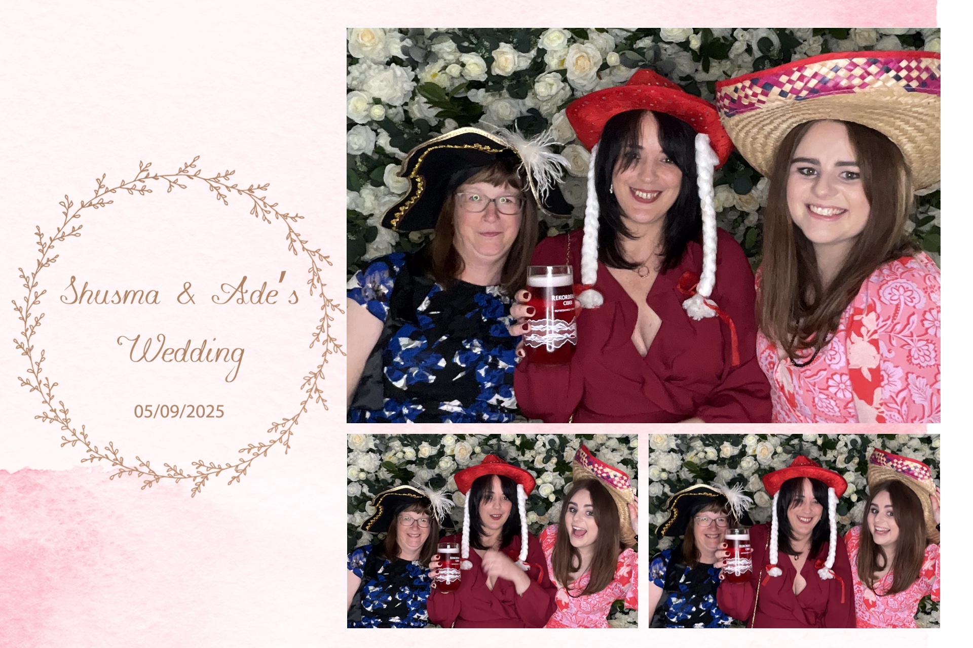 Shusma & Ade’s photo booth images  | View more photos from the event at gallery.magicimages.uk/u/MagicImages/Shusma-Ade’s-photo-booth-images