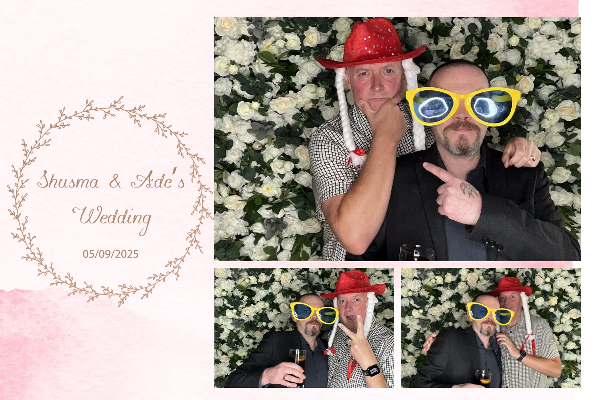 Shusma & Ade’s photo booth images  | View more photos from the event at gallery.magicimages.uk/u/MagicImages/Shusma-Ade’s-photo-booth-images