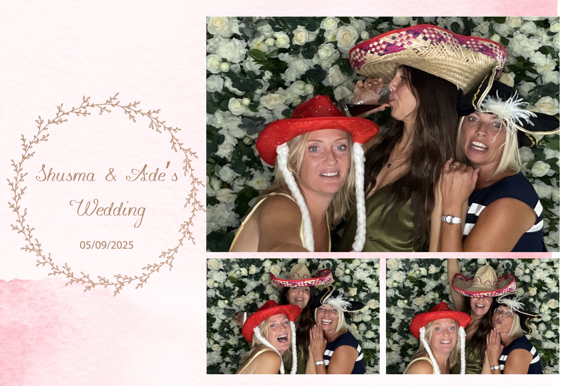 Shusma & Ade’s photo booth images  | View more photos from the event at gallery.magicimages.uk/u/MagicImages/Shusma-Ade’s-photo-booth-images