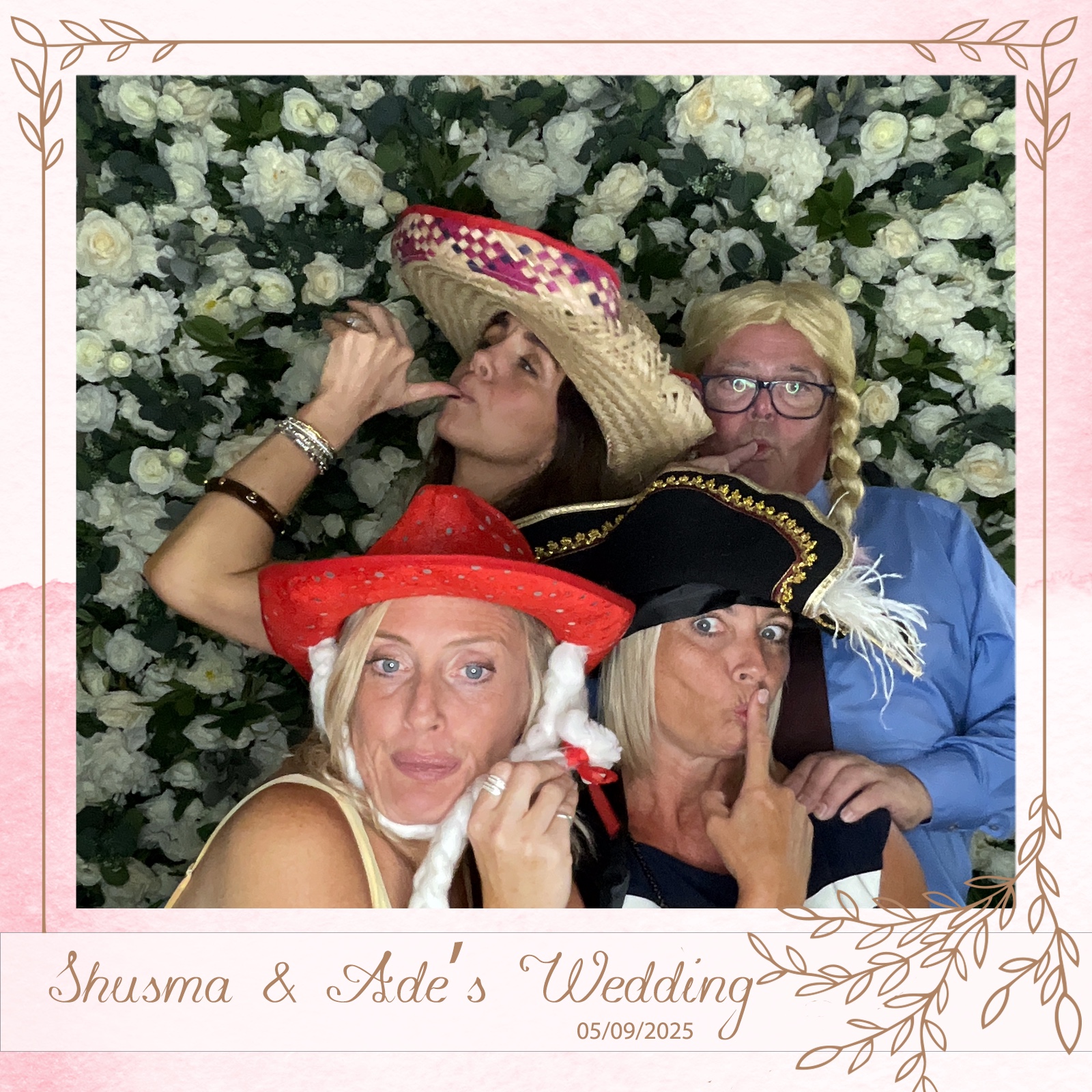 Shusma & Ade’s photo booth images  | View more photos from the event at gallery.magicimages.uk/u/MagicImages/Shusma-Ade’s-photo-booth-images