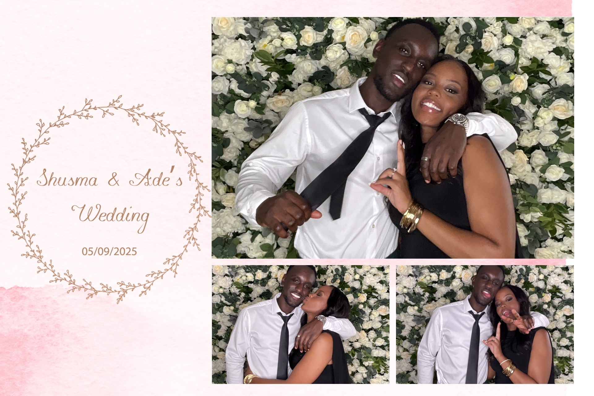 Shusma & Ade’s photo booth images  | View more photos from the event at gallery.magicimages.uk/u/MagicImages/Shusma-Ade’s-photo-booth-images