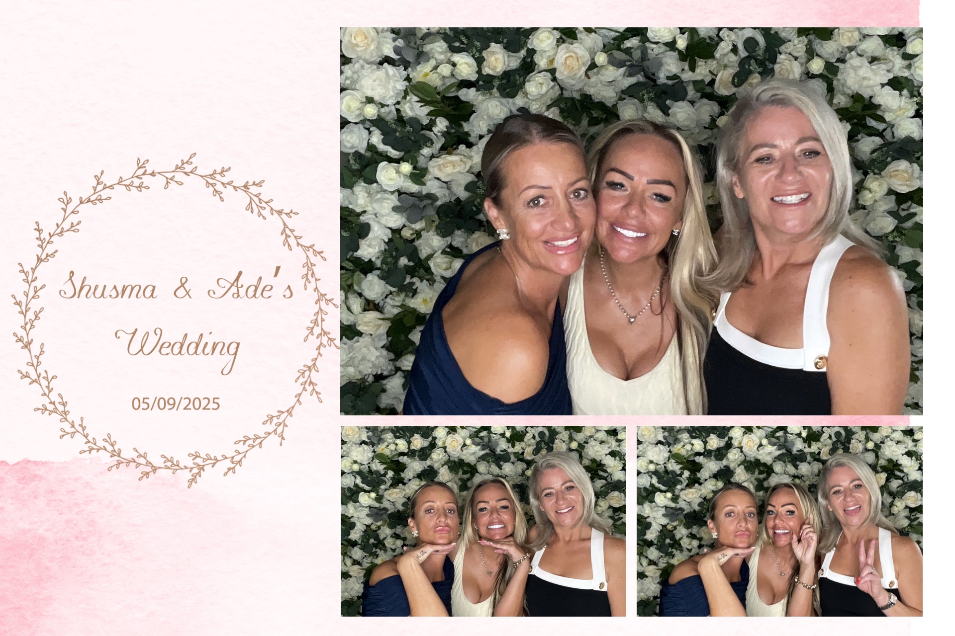 Shusma & Ade’s photo booth images  | View more photos from the event at gallery.magicimages.uk/u/MagicImages/Shusma-Ade’s-photo-booth-images