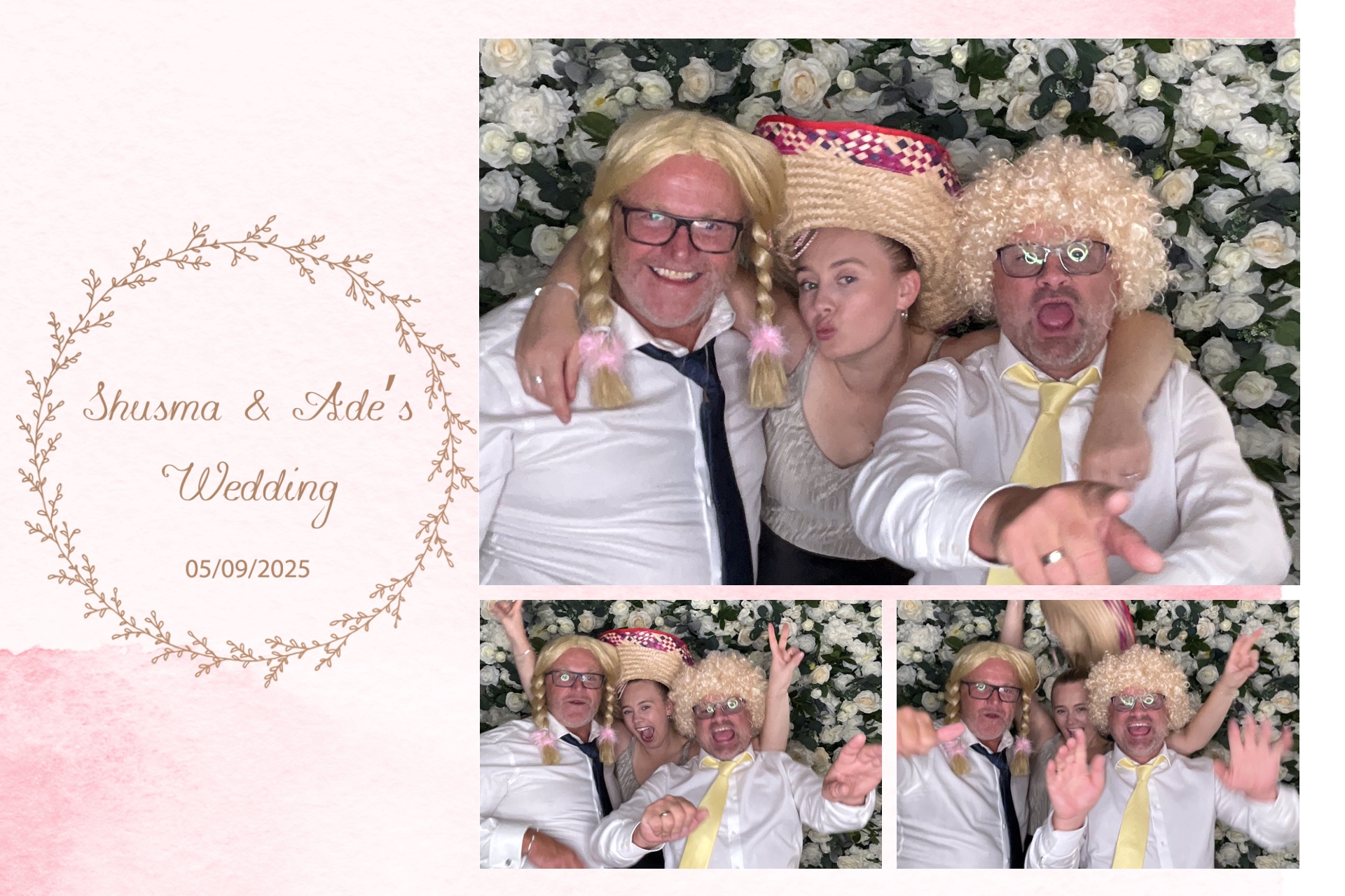 Shusma & Ade’s photo booth images  | View more photos from the event at gallery.magicimages.uk/u/MagicImages/Shusma-Ade’s-photo-booth-images