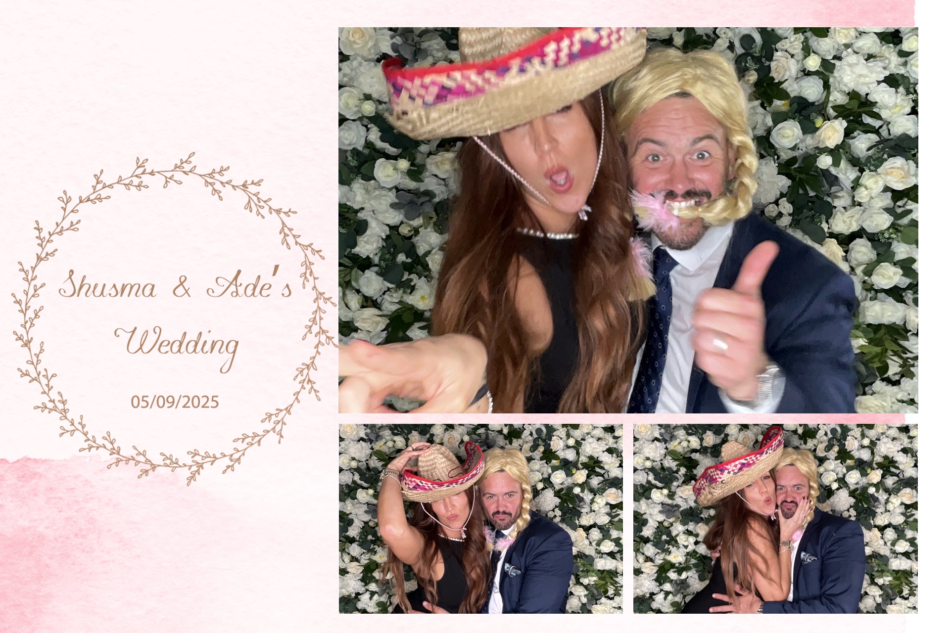 Shusma & Ade’s photo booth images  | View more photos from the event at gallery.magicimages.uk/u/MagicImages/Shusma-Ade’s-photo-booth-images