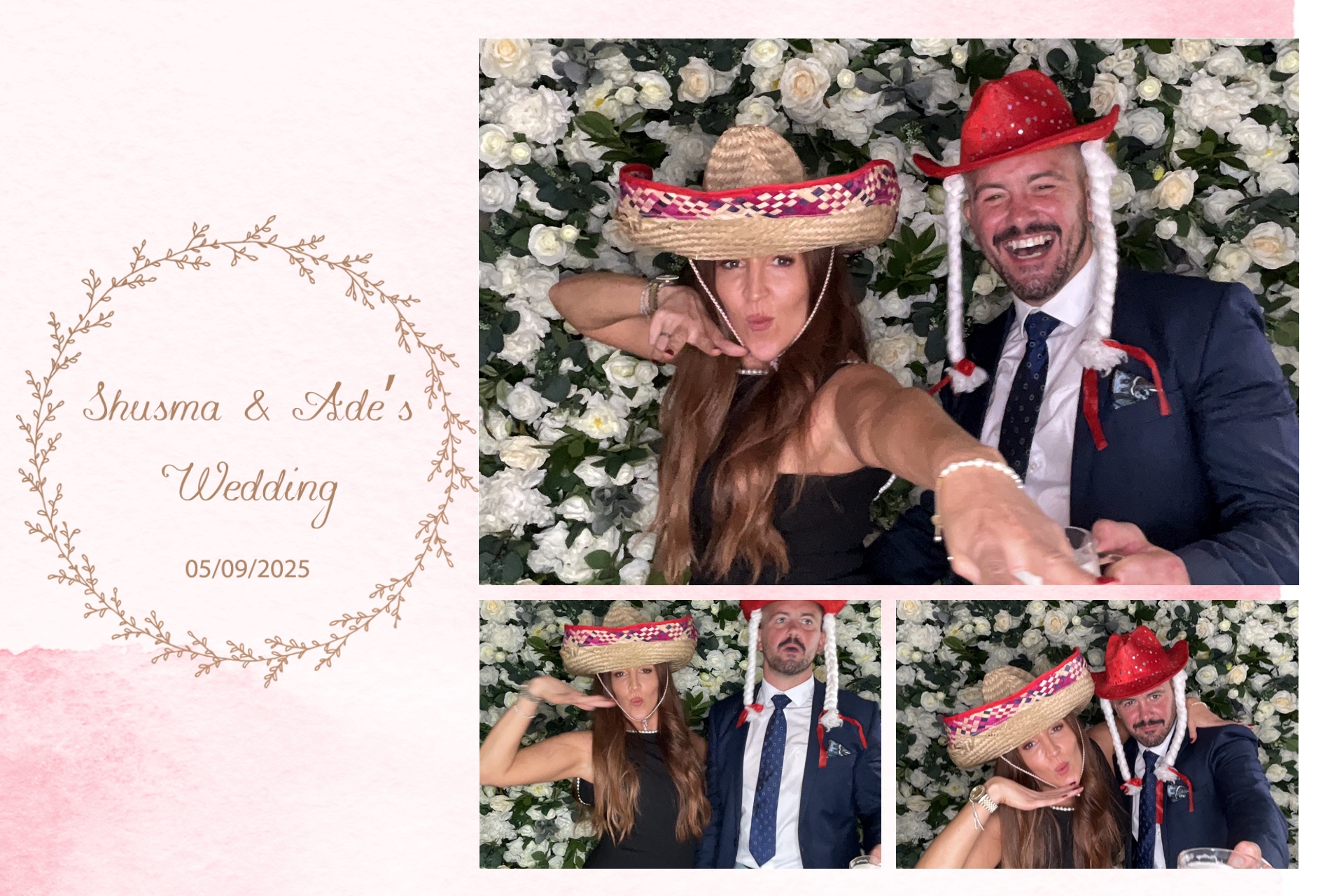 Shusma & Ade’s photo booth images  | View more photos from the event at gallery.magicimages.uk/u/MagicImages/Shusma-Ade’s-photo-booth-images