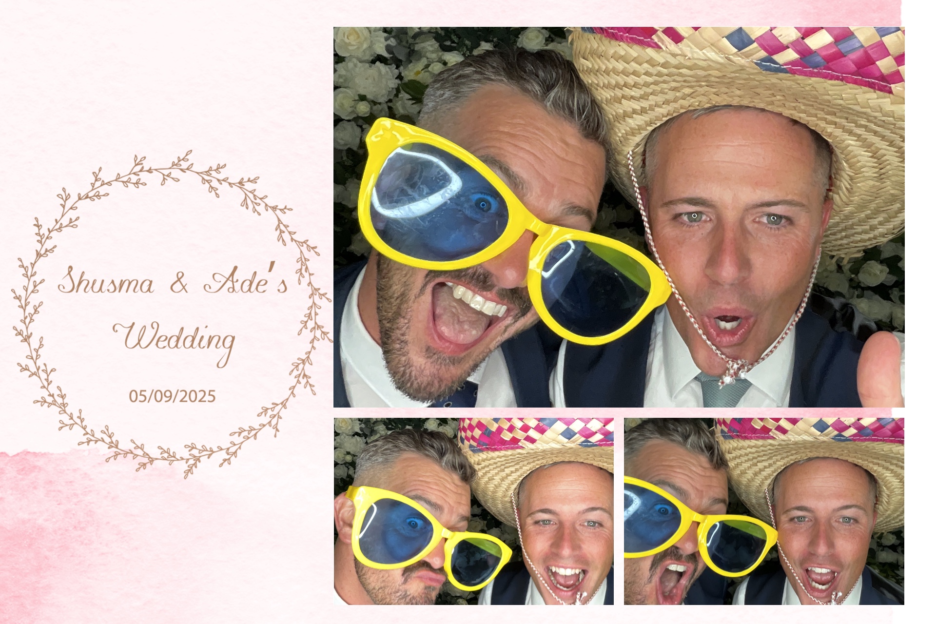 Shusma & Ade’s photo booth images  | View more photos from the event at gallery.magicimages.uk/u/MagicImages/Shusma-Ade’s-photo-booth-images