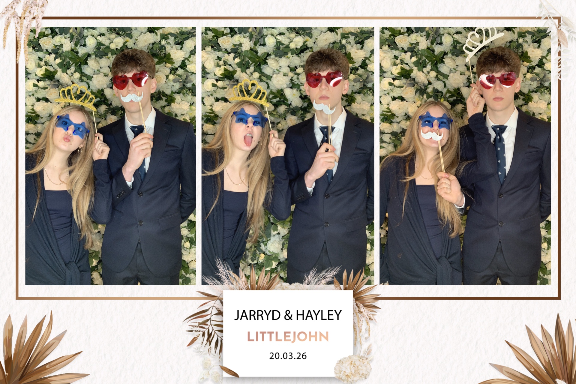 Jarryd & Hayley Photo booth images  | View more photos from the event at gallery.magicimages.uk/u/MagicImages/Jarryd-Hayley-Photo-booth-images