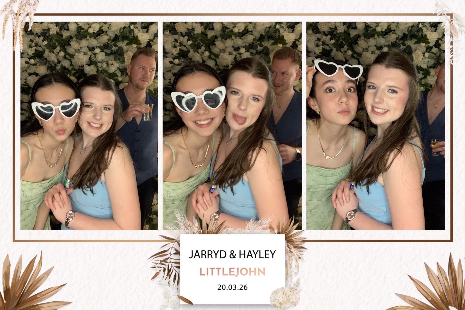 Jarryd & Hayley Photo booth images  | View more photos from the event at gallery.magicimages.uk/u/MagicImages/Jarryd-Hayley-Photo-booth-images