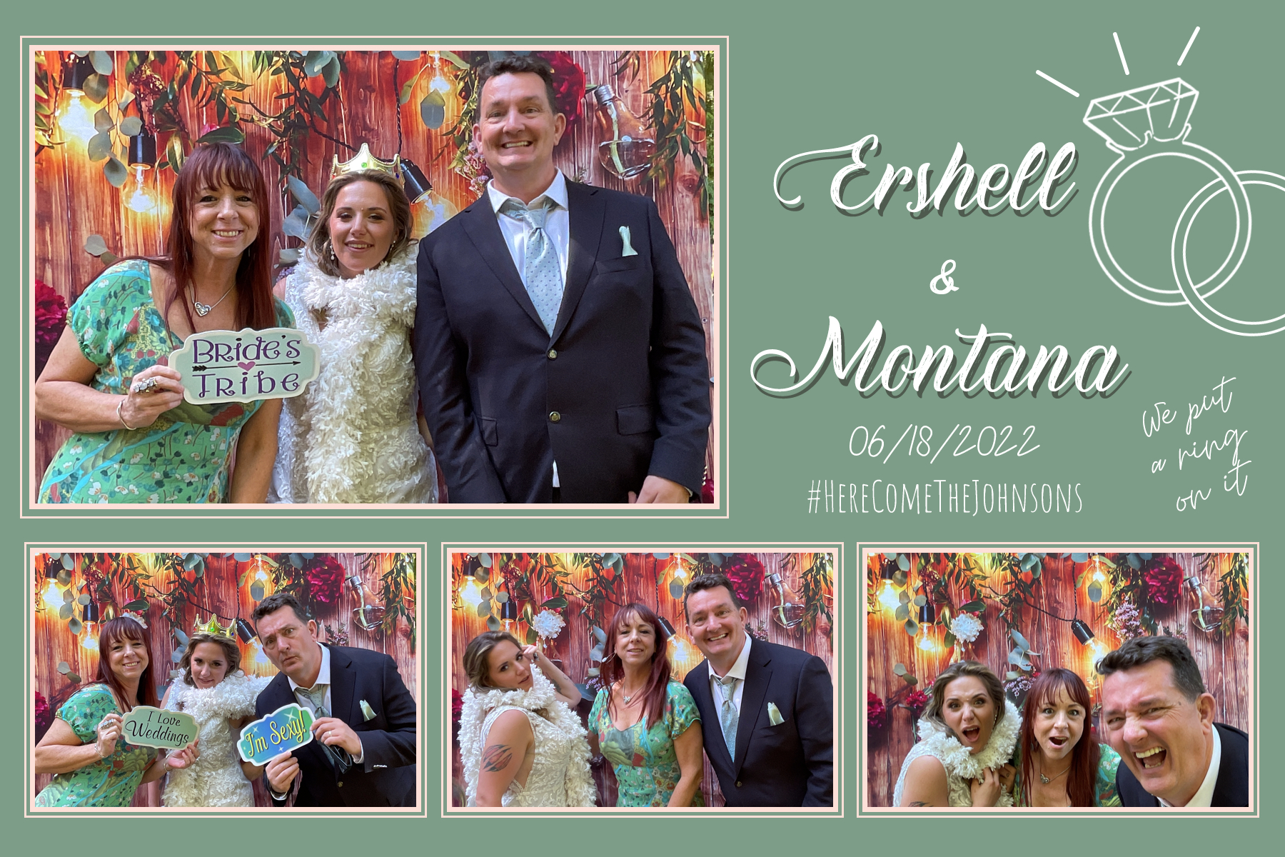 The Johnson's Wedding | View more photos from the event at gallery.magicmirror707.com/u/MagicMirror707/The-Johnsons-Wedding