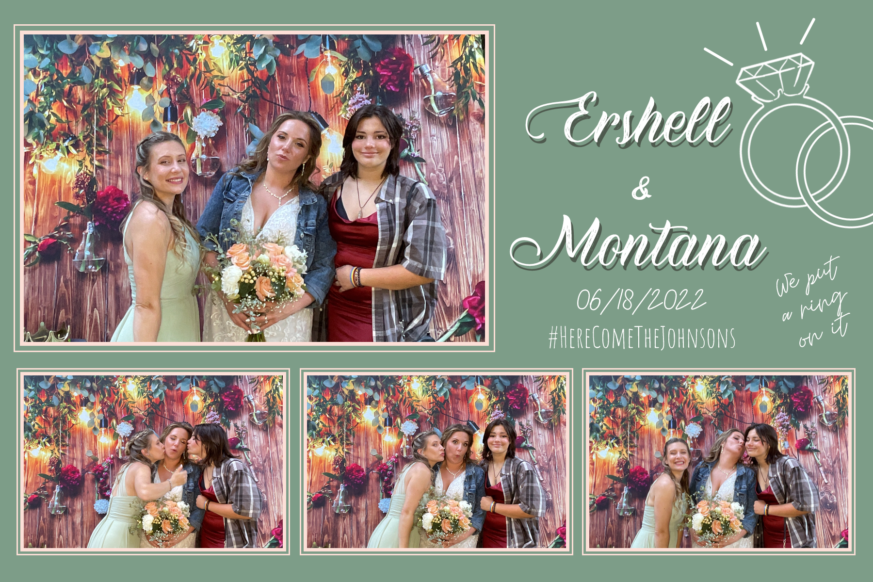 The Johnson's Wedding | View more photos from the event at gallery.magicmirror707.com/u/MagicMirror707/The-Johnsons-Wedding