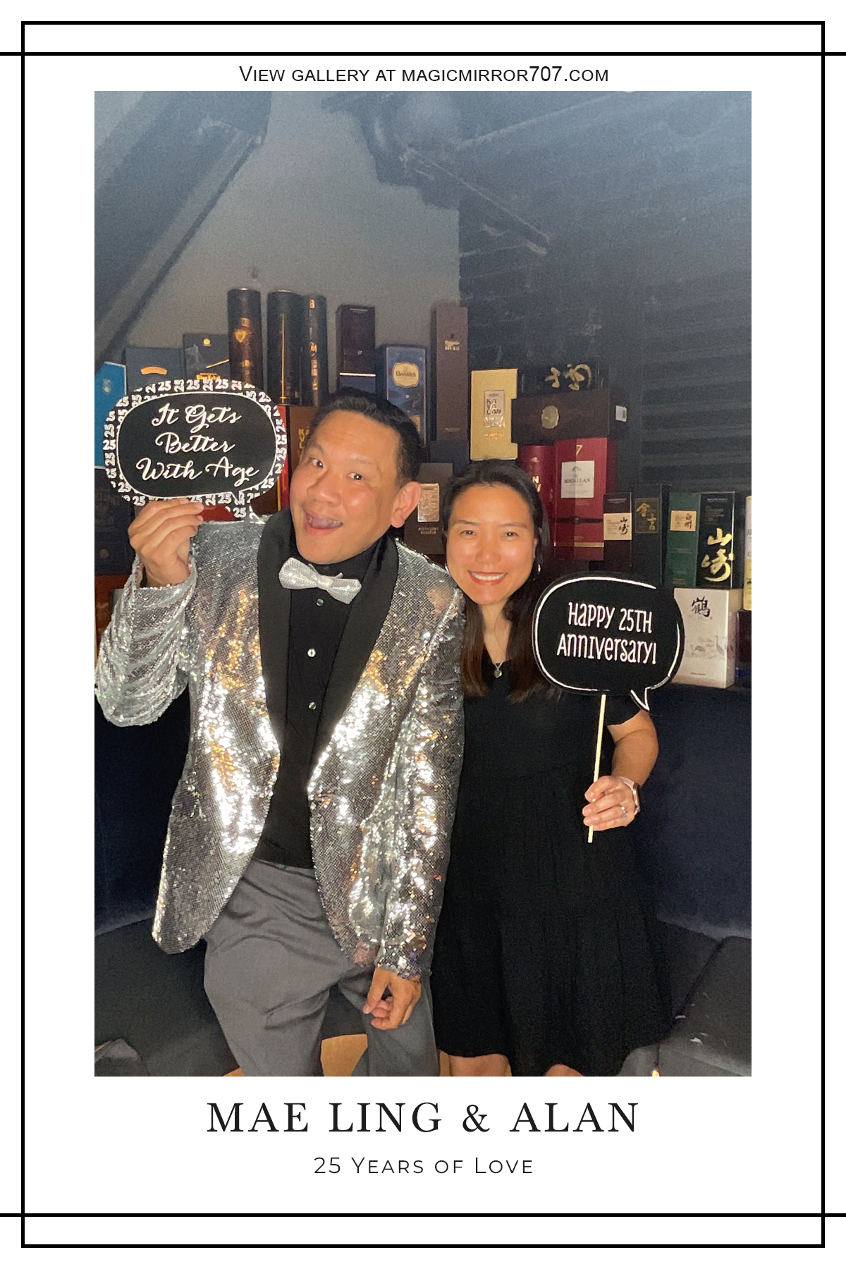 Mae Ling & Alan - 25 Years of Love | View more photos from the event at gallery.magicmirror707.com/u/MagicMirror707/Mae-Ling-Alan-25-Years-of-Love