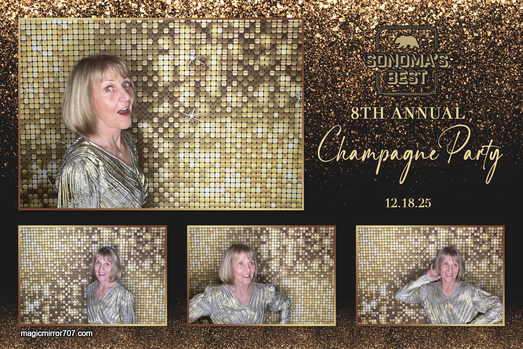 Champange Party | View more photos from the event at gallery.magicmirror707.com/u/MagicMirror707/Champange-Party