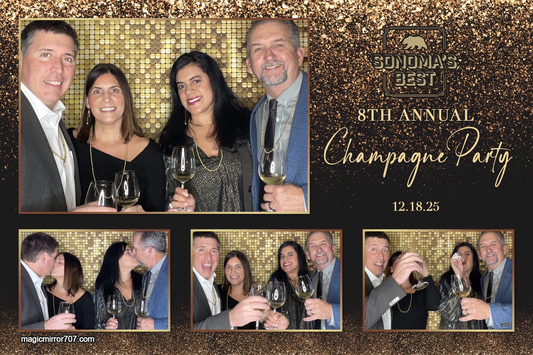 Champange Party | View more photos from the event at gallery.magicmirror707.com/u/MagicMirror707/Champange-Party