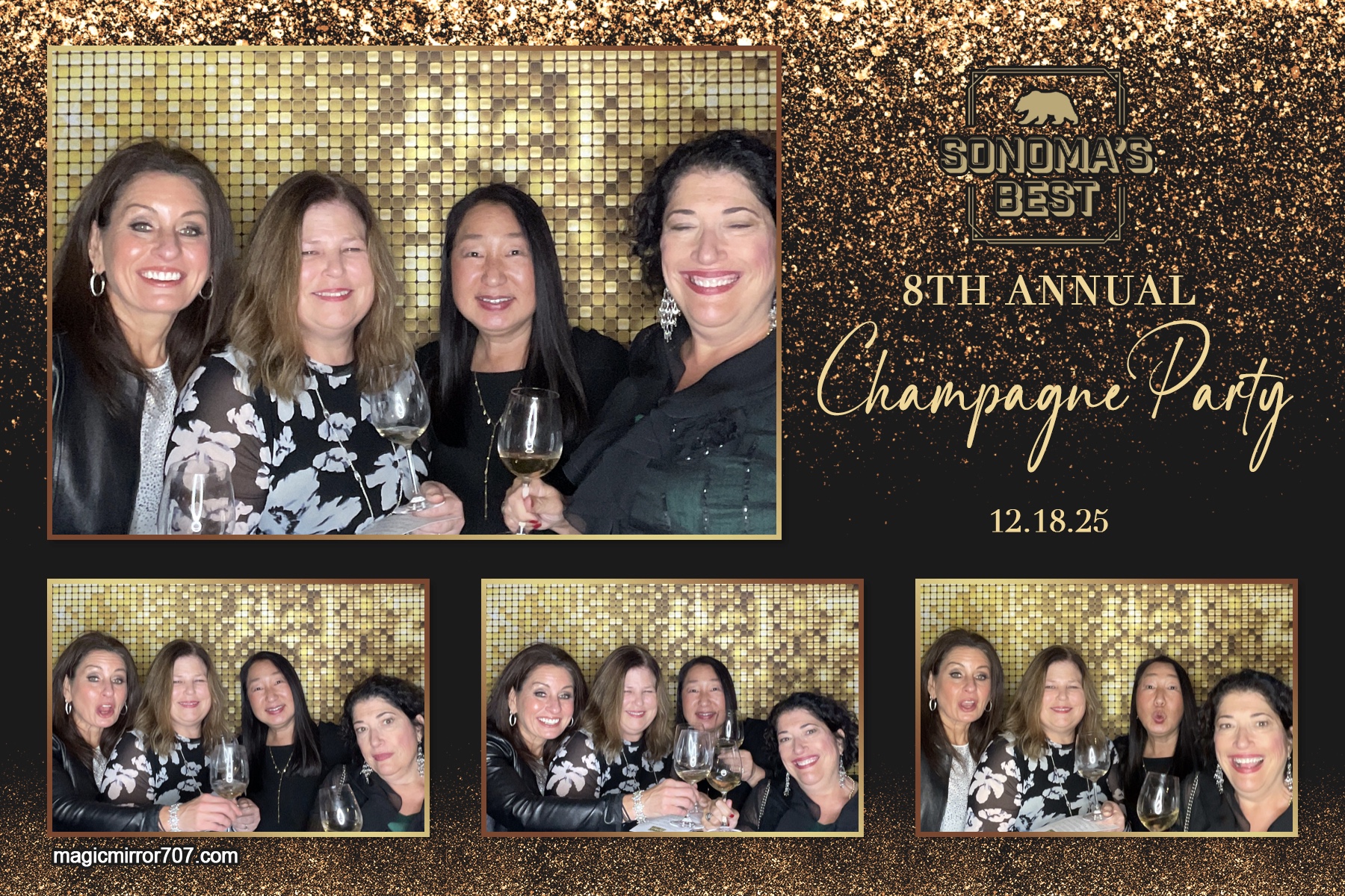 Champange Party | View more photos from the event at gallery.magicmirror707.com/u/MagicMirror707/Champange-Party